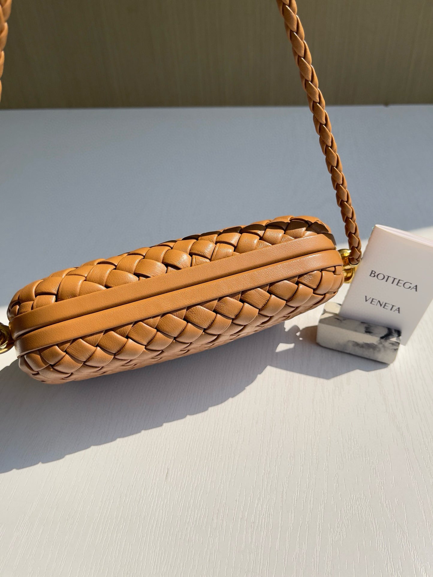 BV Knot Foulard Intrecciato Shoulder Bag