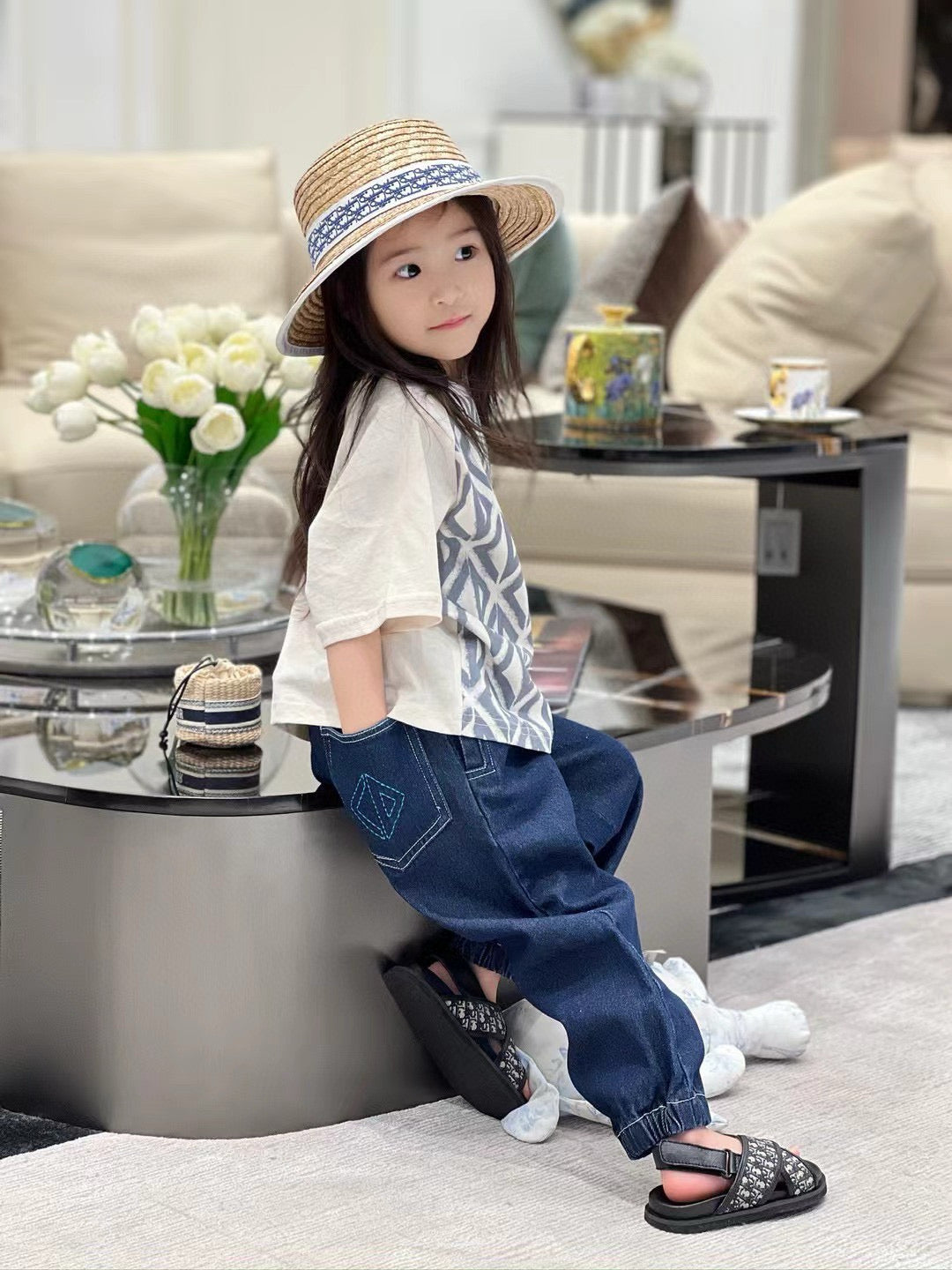 CD T-shirt/Long Pant Set