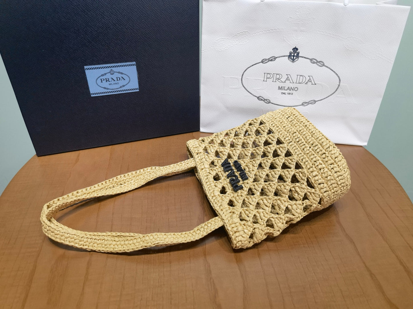PD Mini Crochet Tote Bag