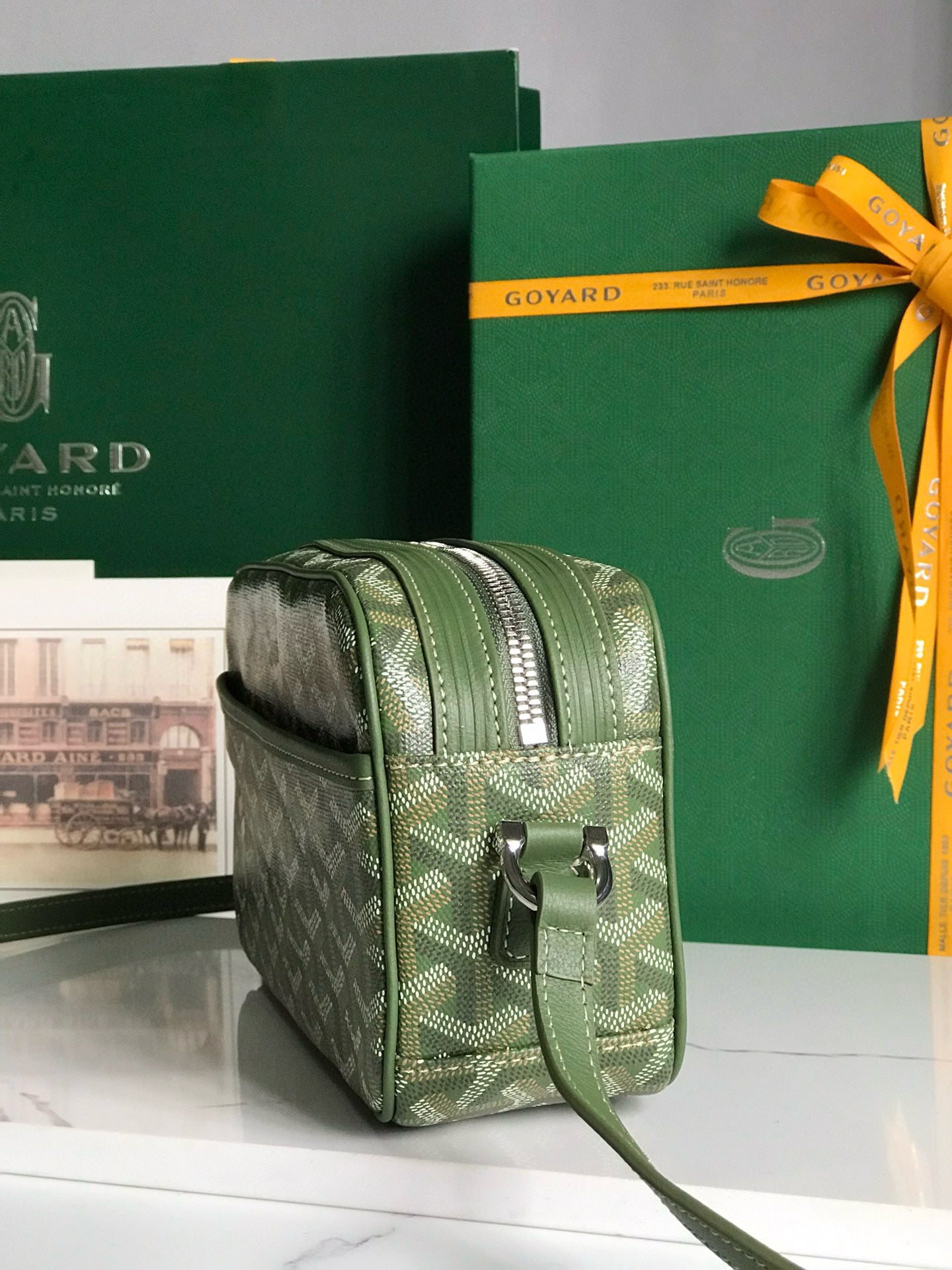 GOYARD CAP-VERT PM BAG