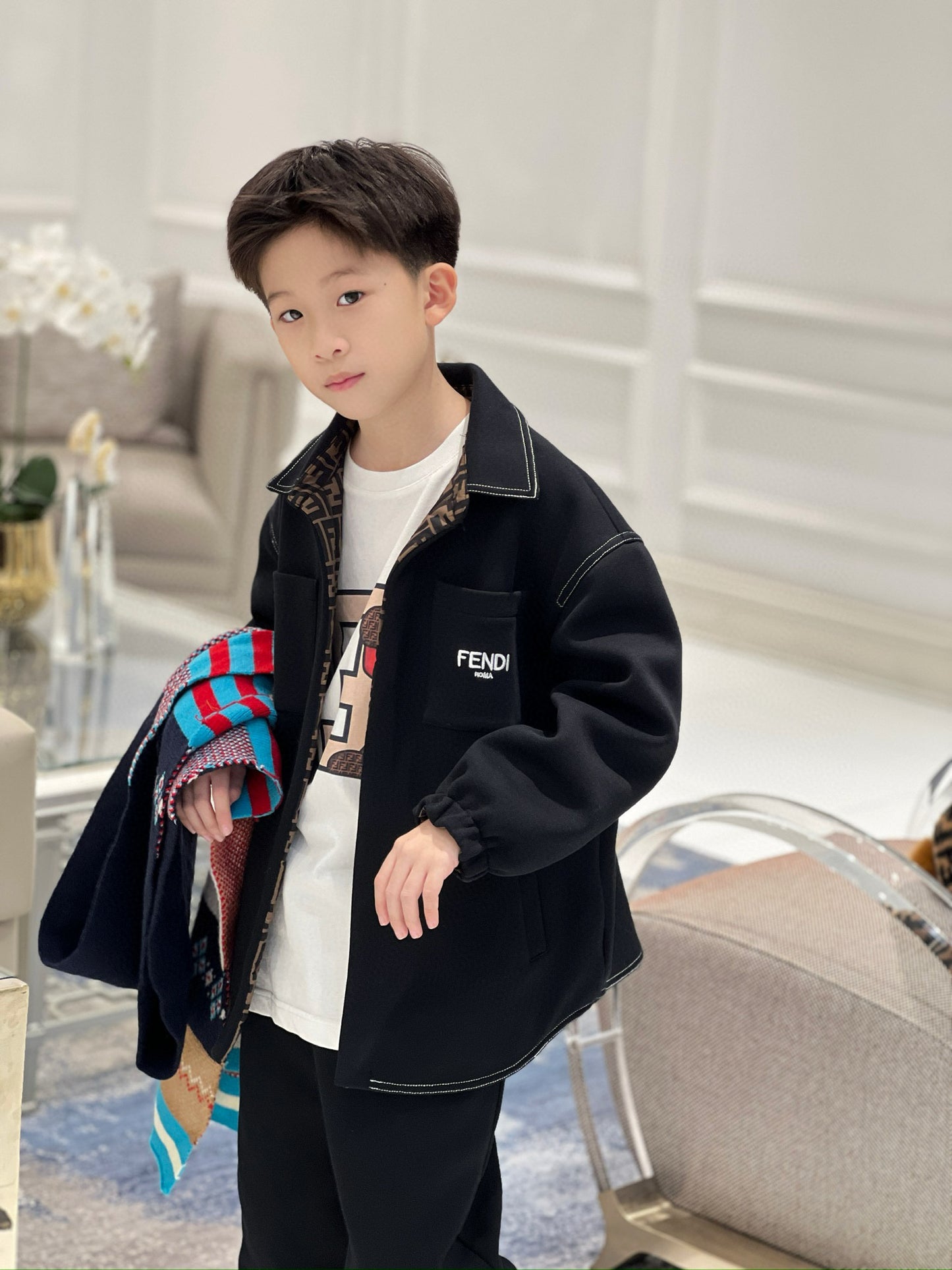 Fendi Jacket/Long Pant Set