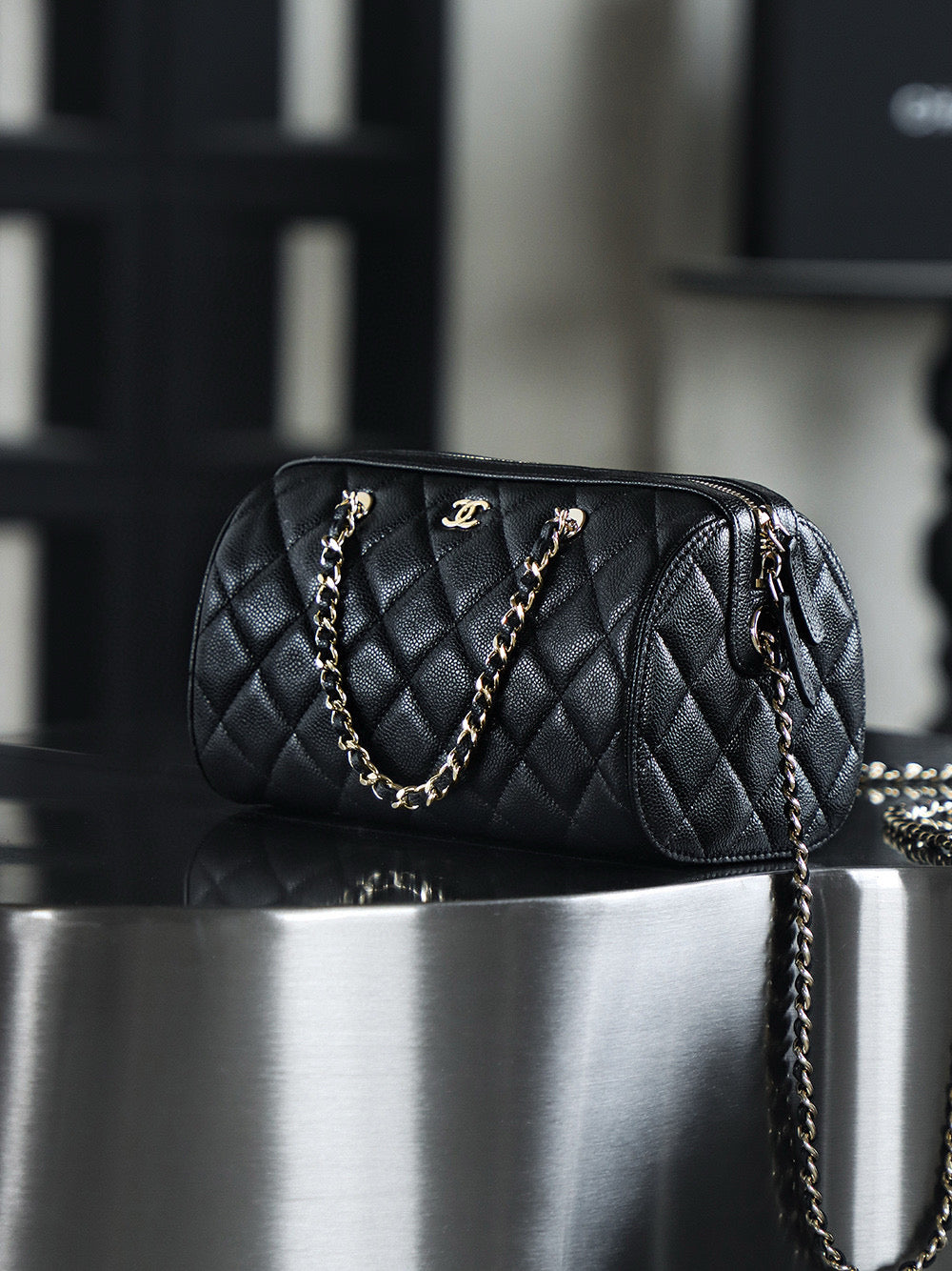 Chanel 25P Mini Bowling Bag