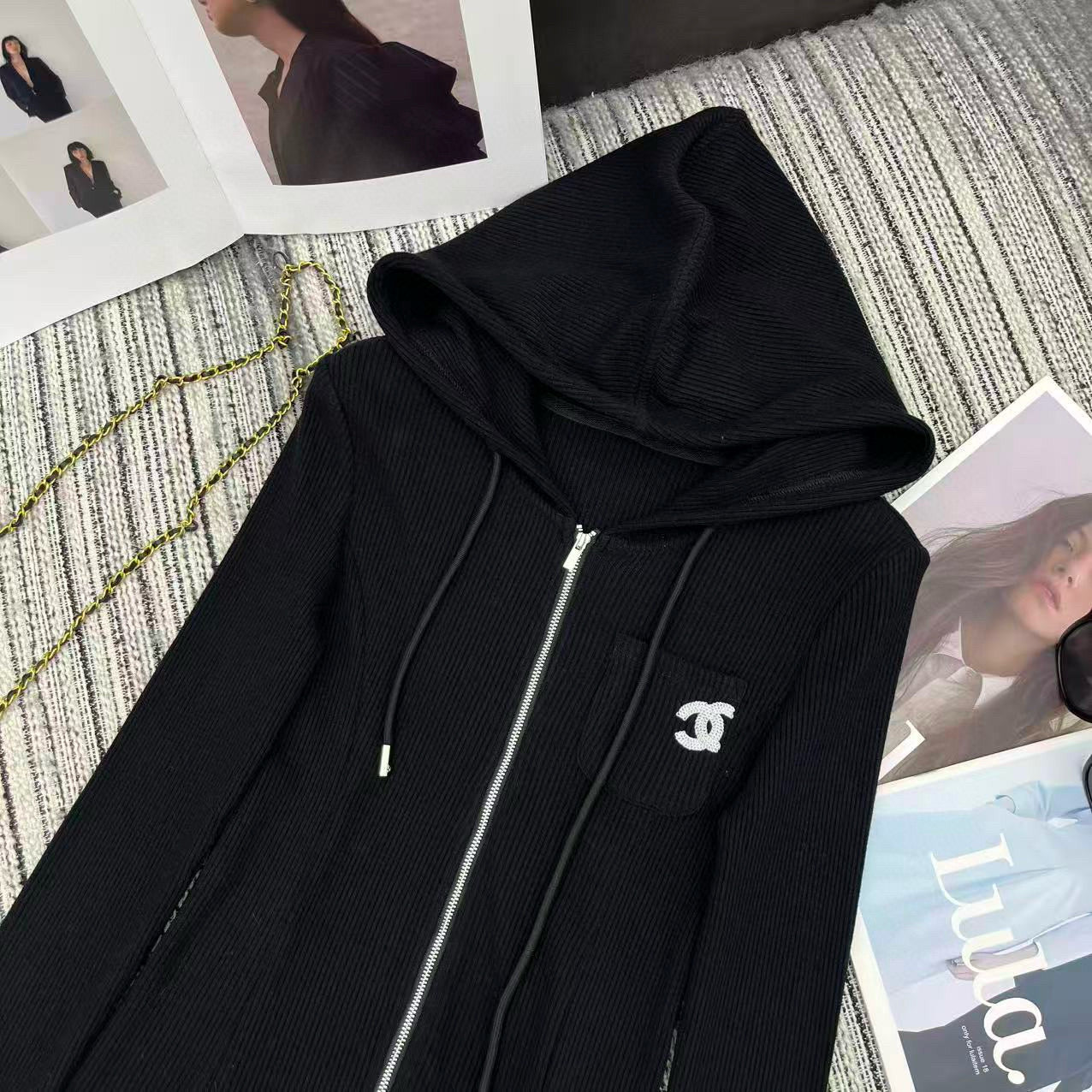 Chanel Hoodie & Jogger Set
