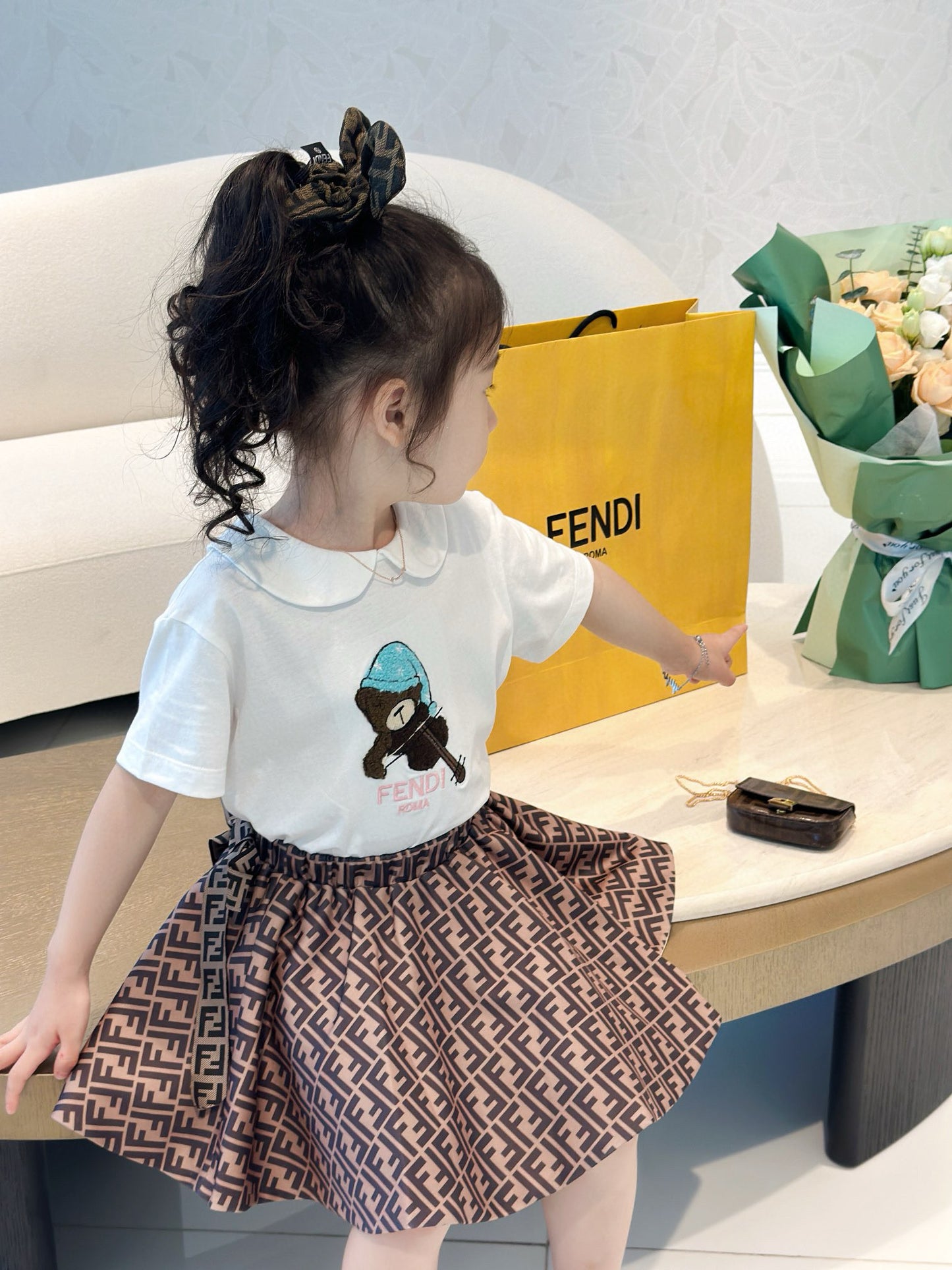 Fendi Shirt/Skirt Set