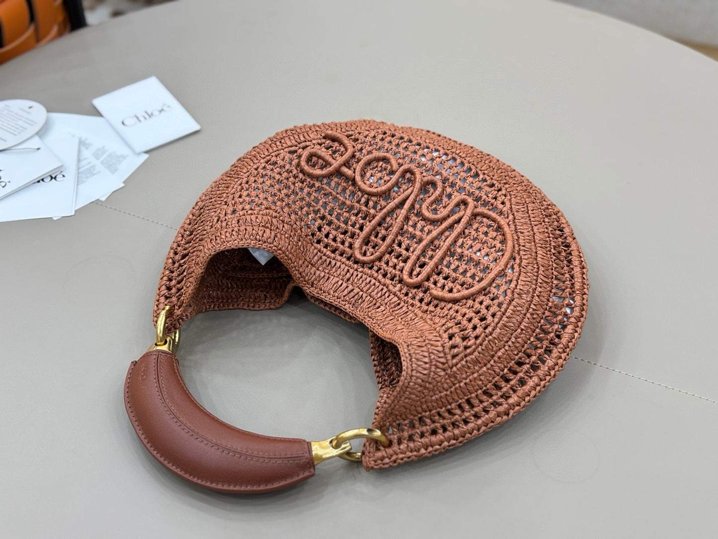 Chloe Summer Banana Hobo Bag