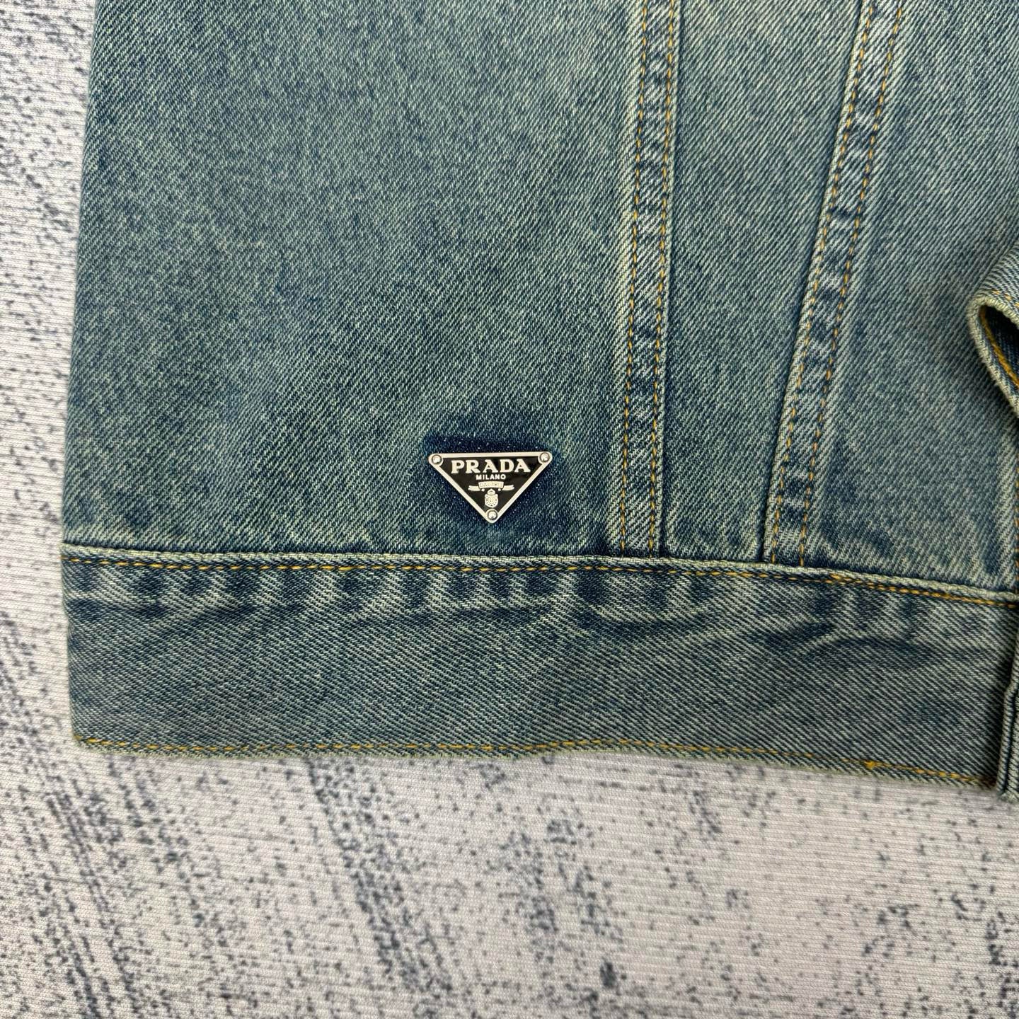 Prada Denim Blouson Jacket