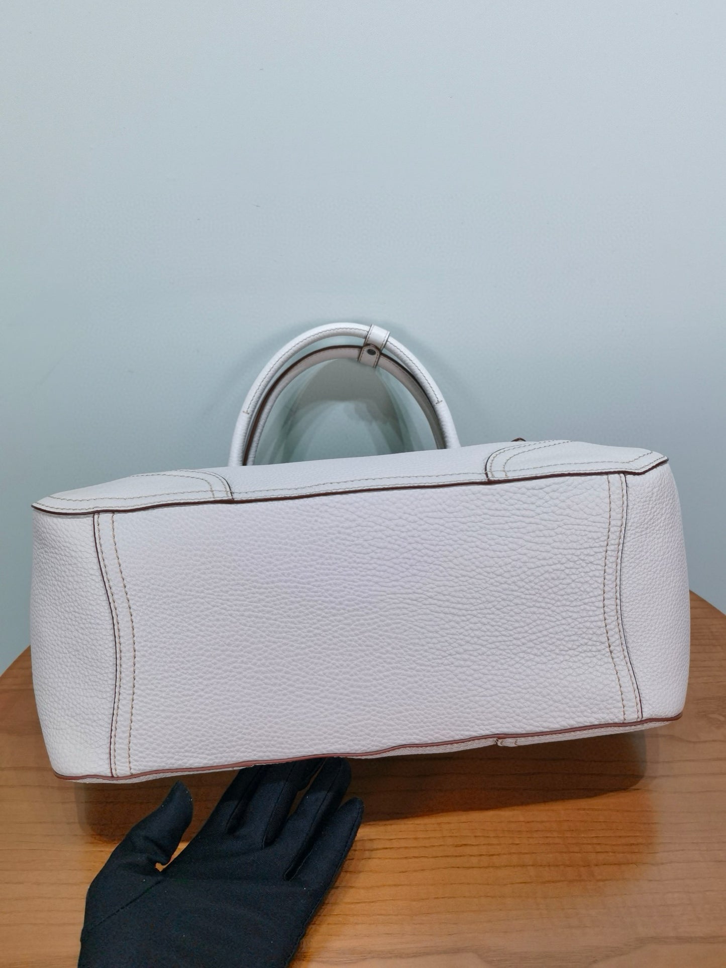 PD Large Leather Tote Bag 38x32x14cm