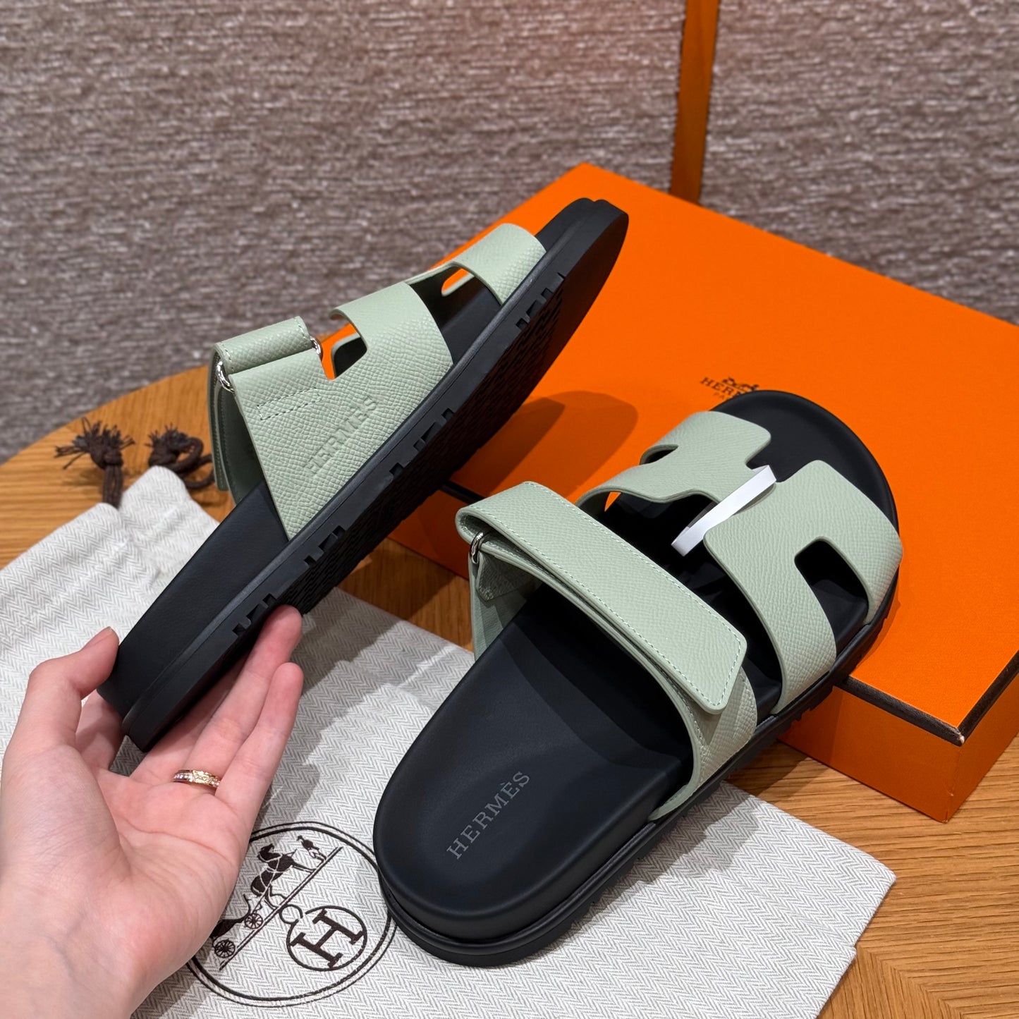 Hermes Chypre Sandals