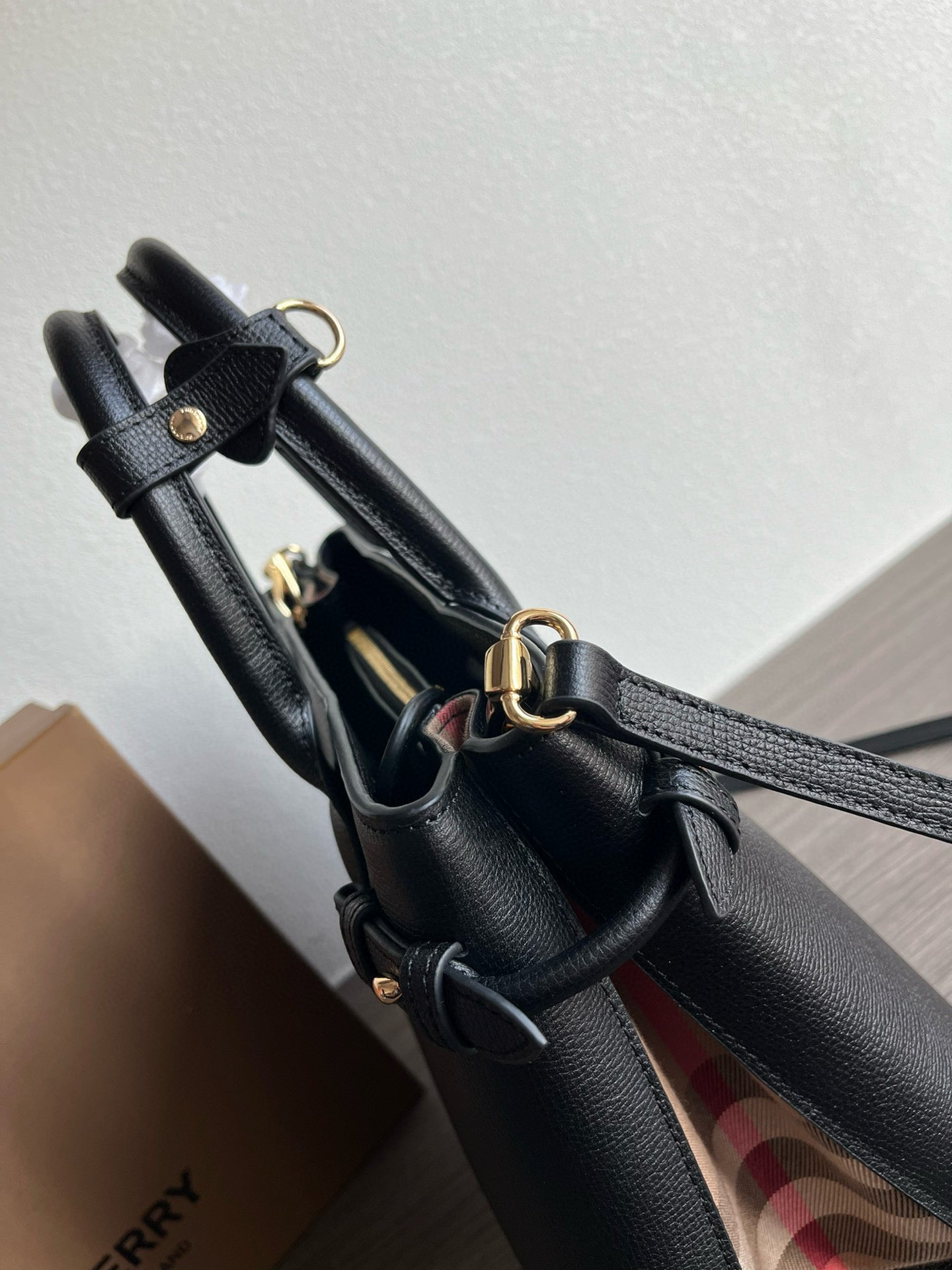 Burberry Banner Top Handle Bag