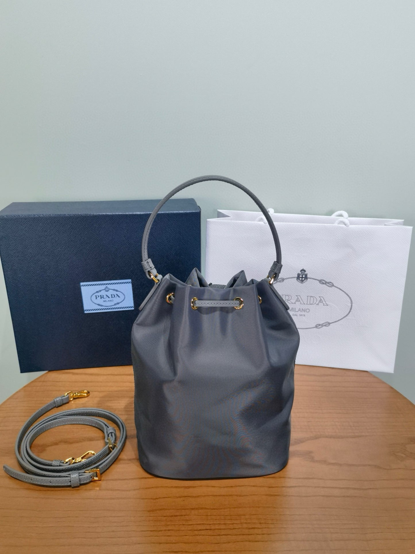 Prada Bucket Shoulder Bag