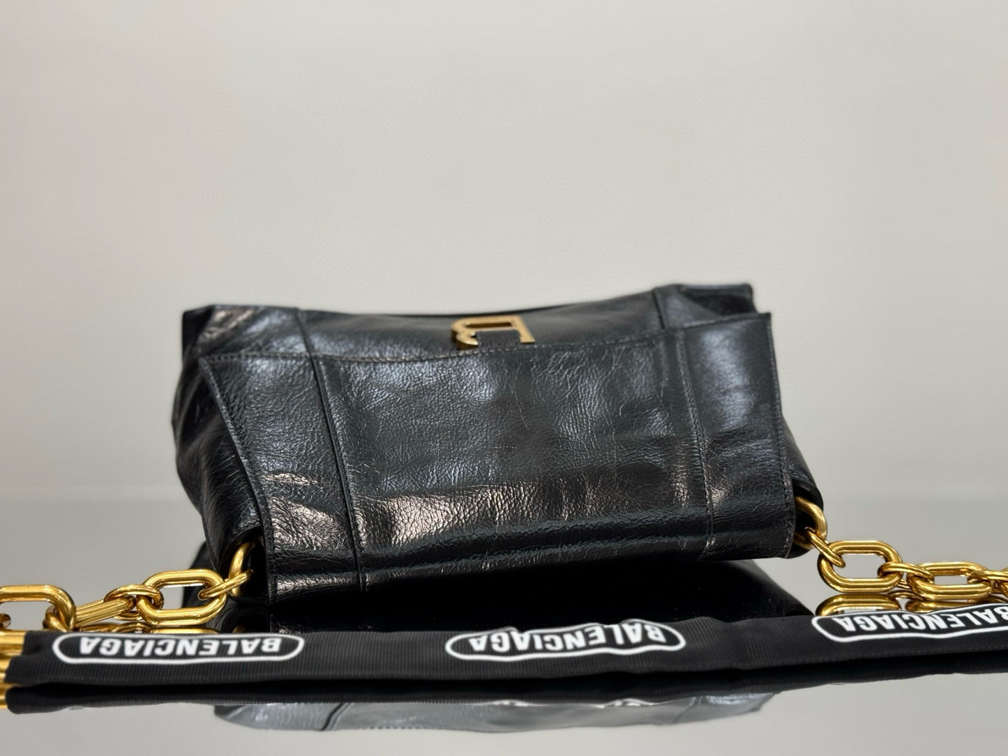 BLCG Downtown Chain-Handle Leather Shoulder Bag
