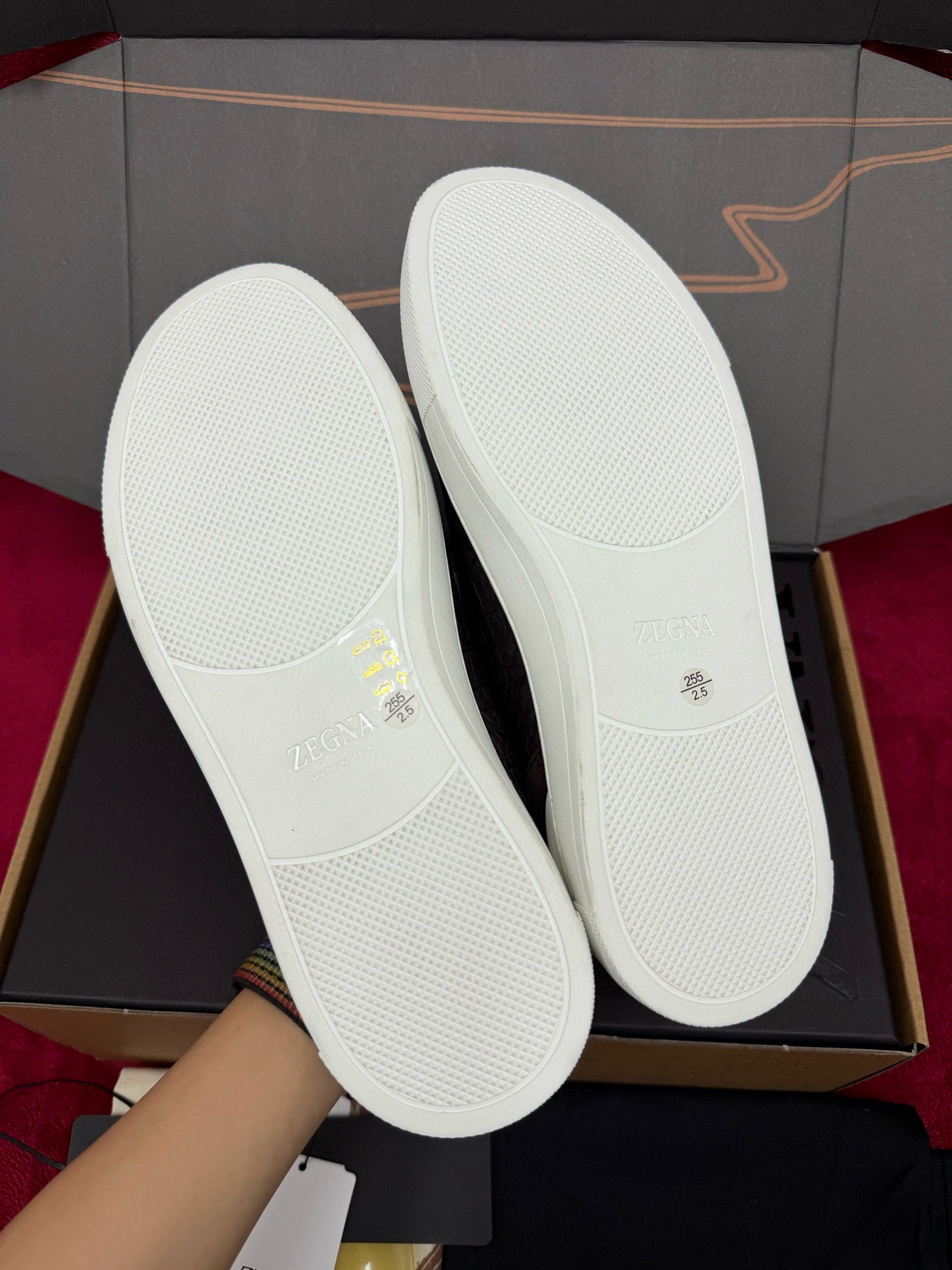 Zegna Alligator Sneakers