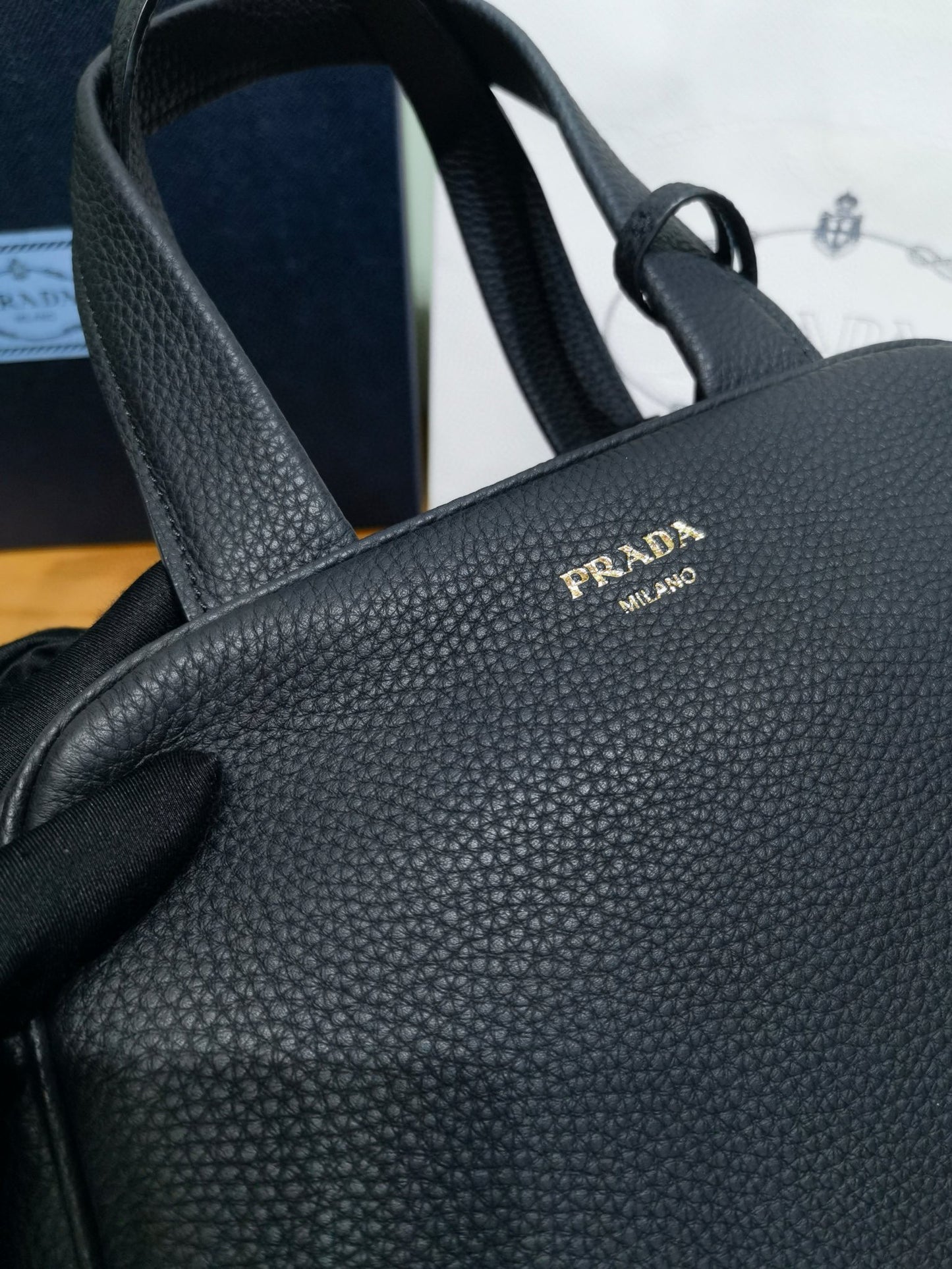 PD Leather Satchel Bag 28x20x13cm