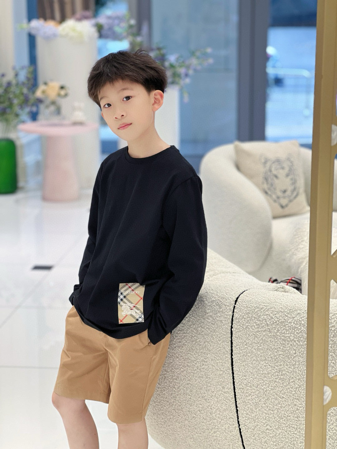 Burberry Sweater/Short Set