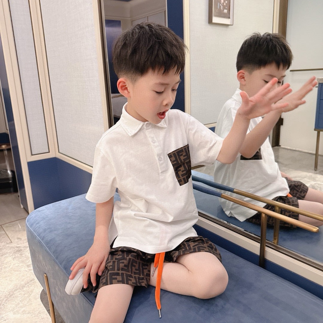 Fendi Polo/Short Pant Set