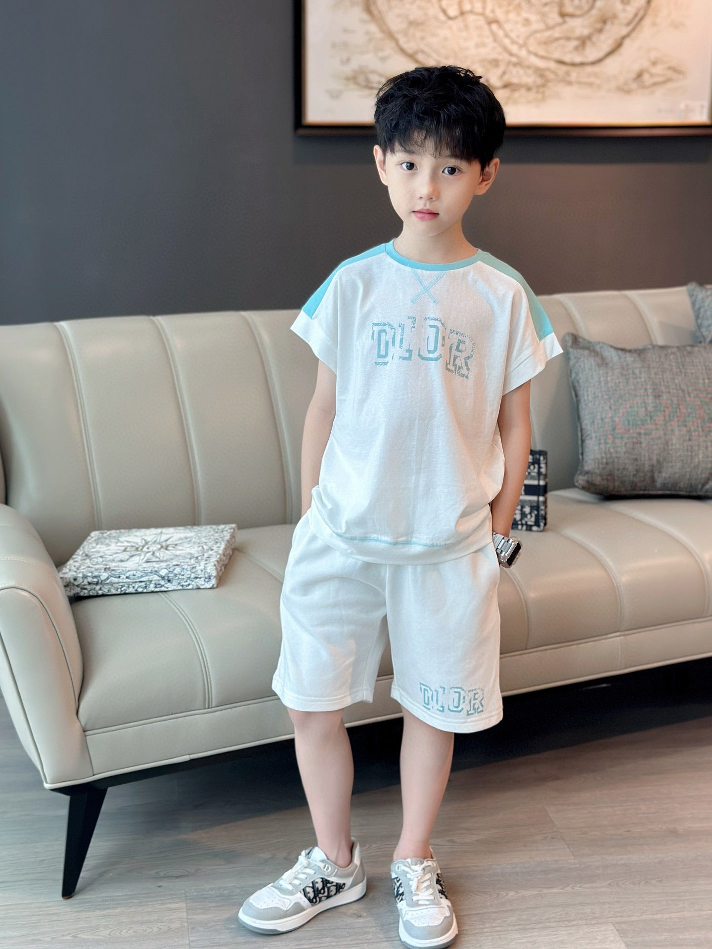 Dior T-shirt/Short Pant Set