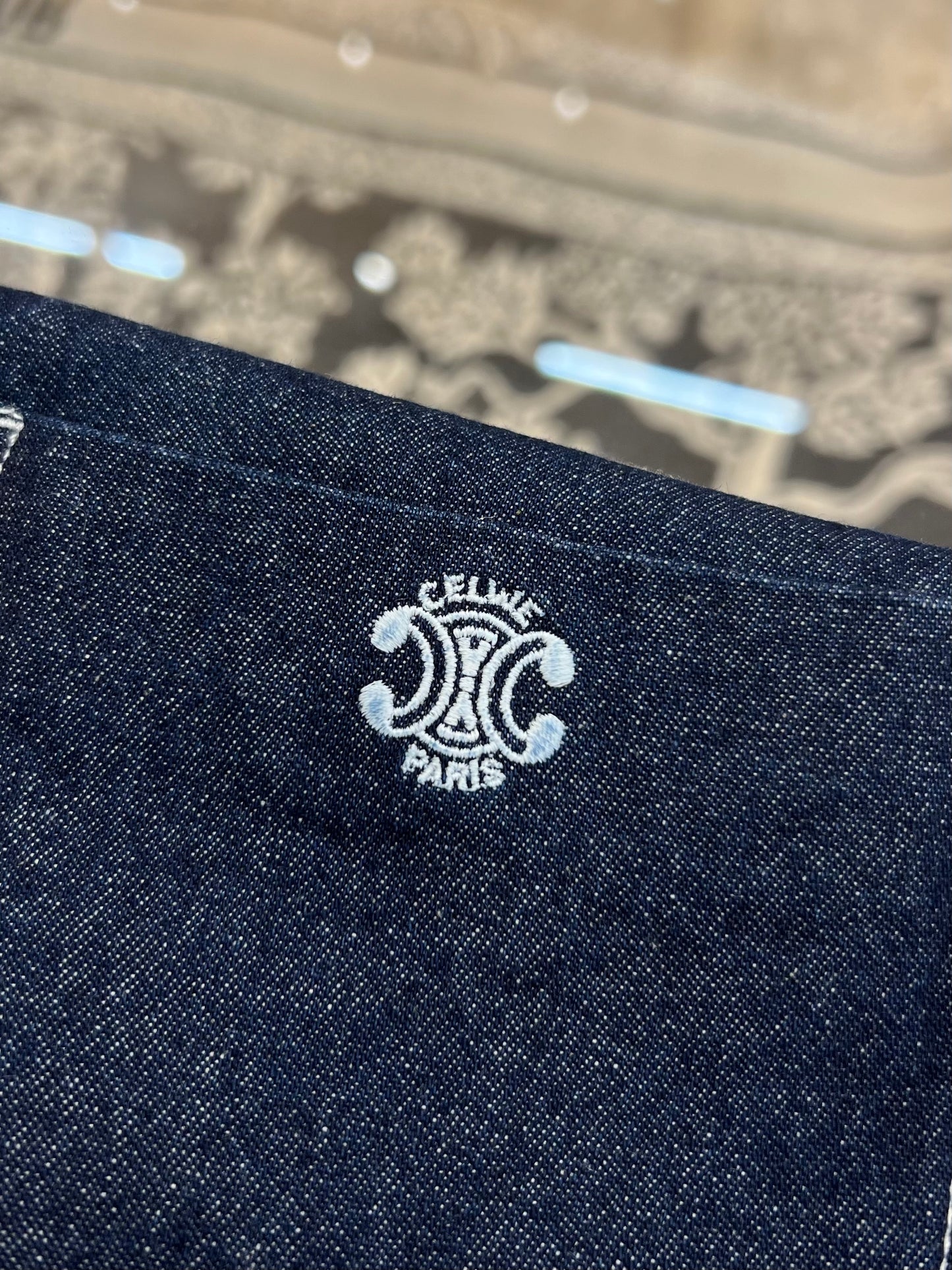 Celine Denim Long Sleeve Shirt