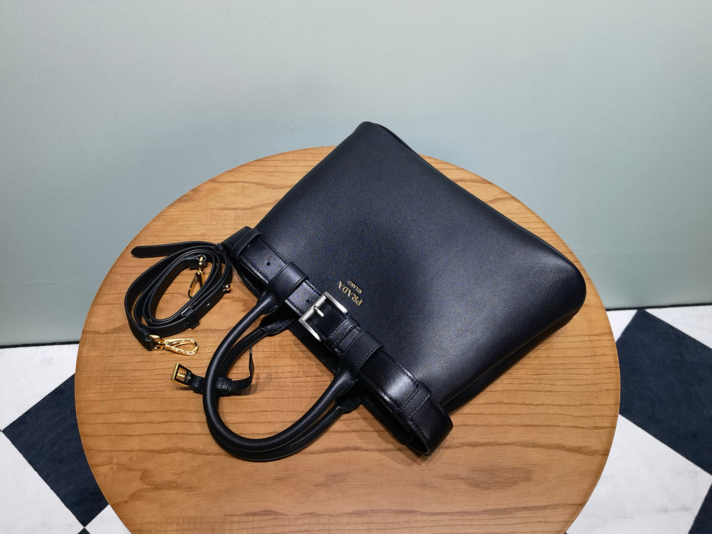 Prada Buckle Handbag