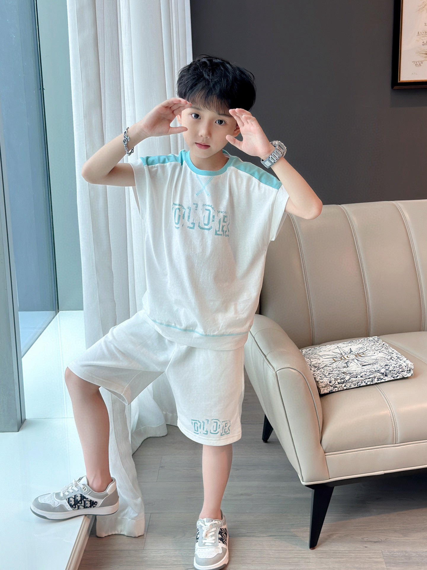 Dior T-shirt/Short Pant Set