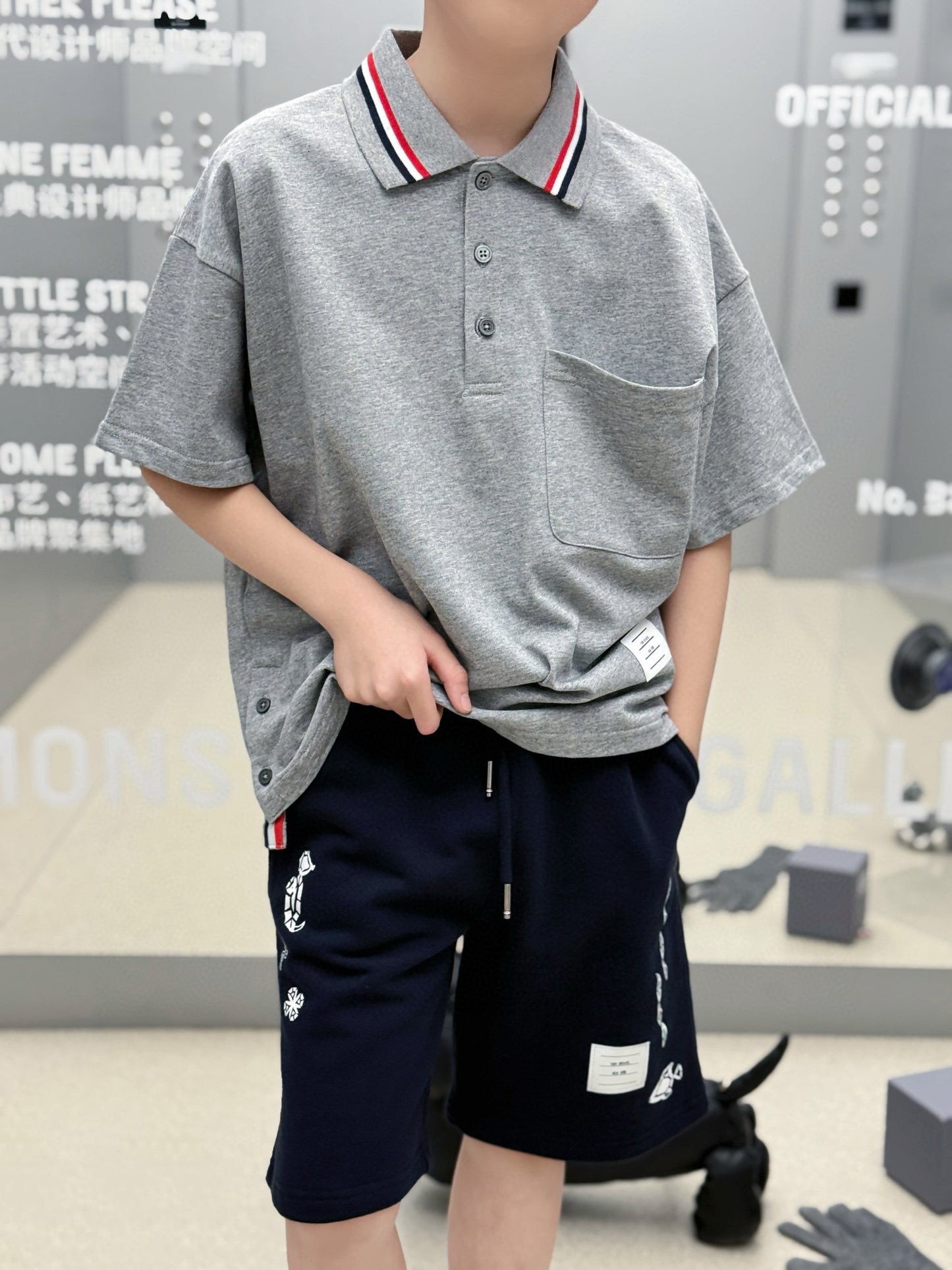 TB Polo/Short Pant Set