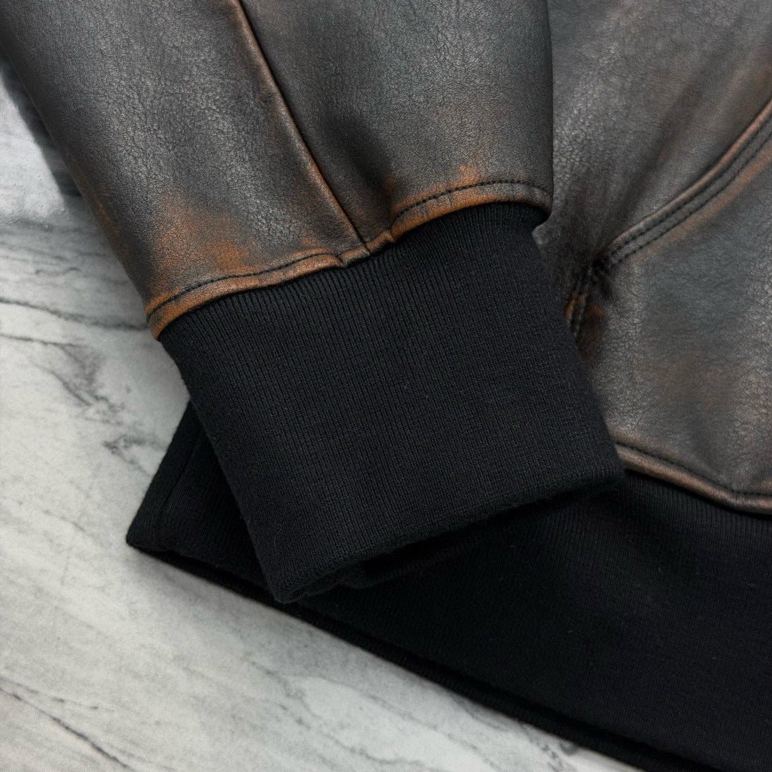 Prada Leather Hoodie