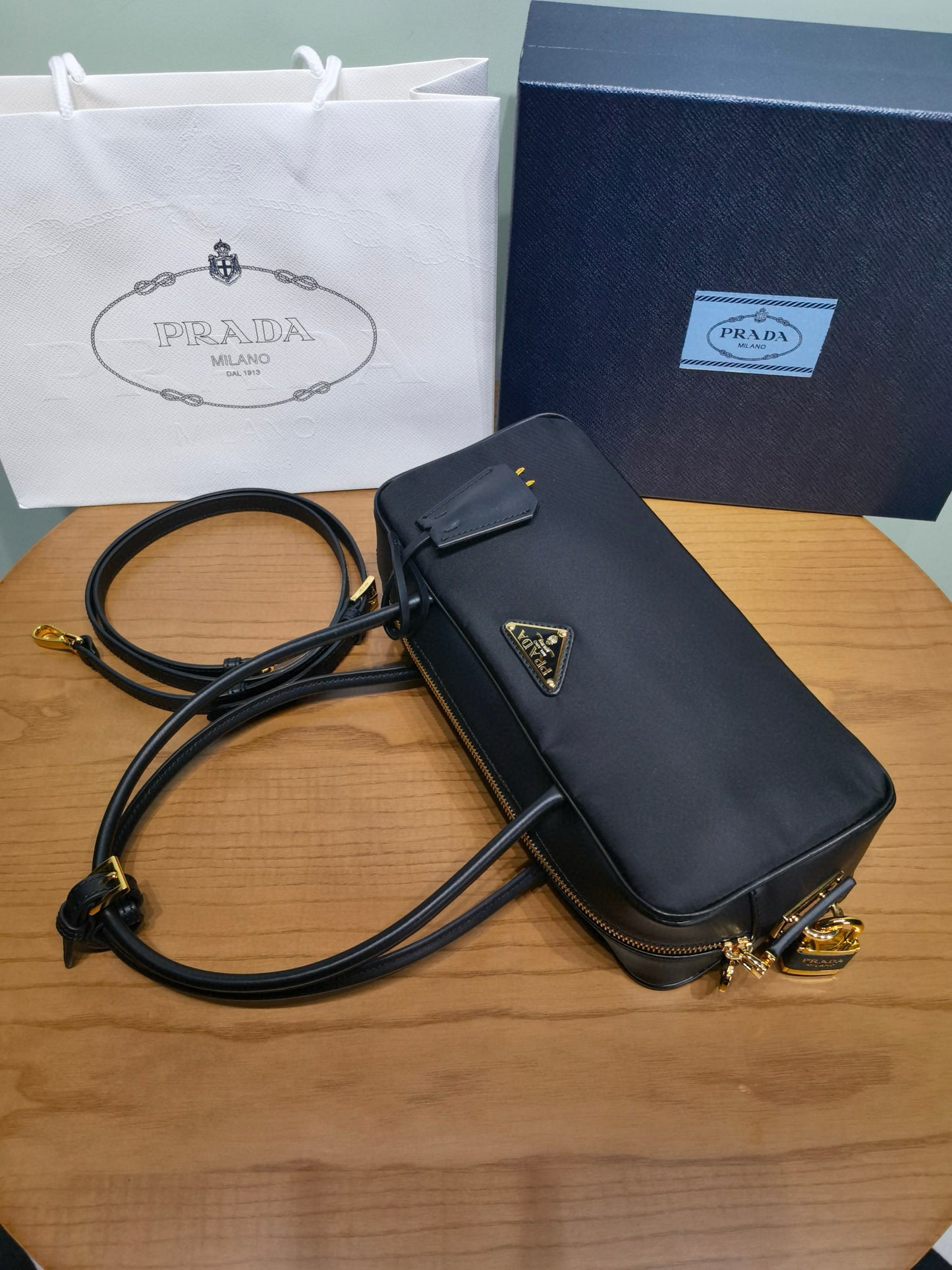 Prada Lock Handle Bag