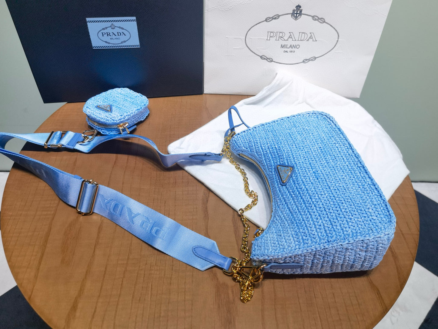 Prada 3 in 1 Cross Body Bag