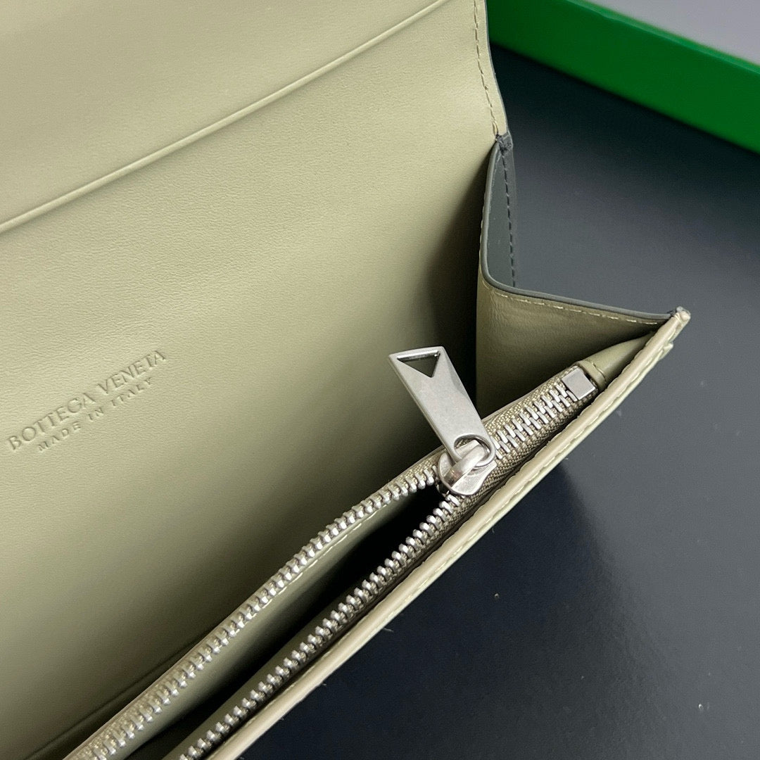 Bottega Veneta Long Flap Wallet