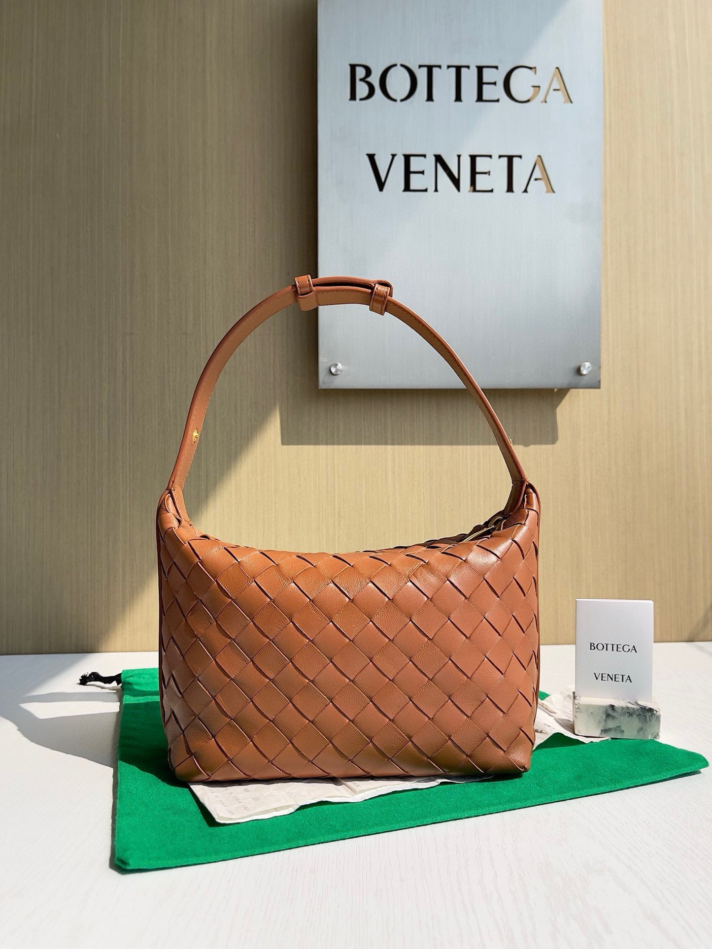 BV Wallace Mini Intrecciato Shoulder Bag