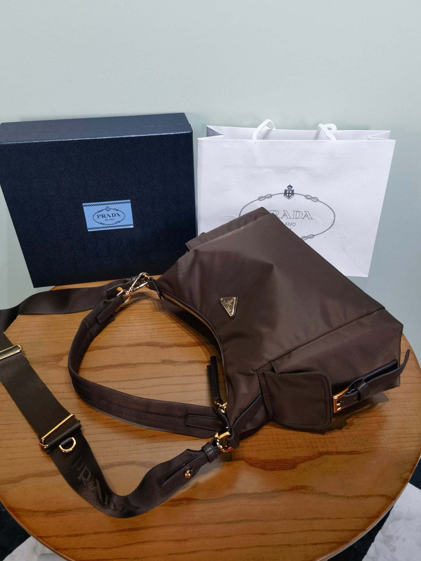 PD Re-Nylon Aimee Shoulder Bag