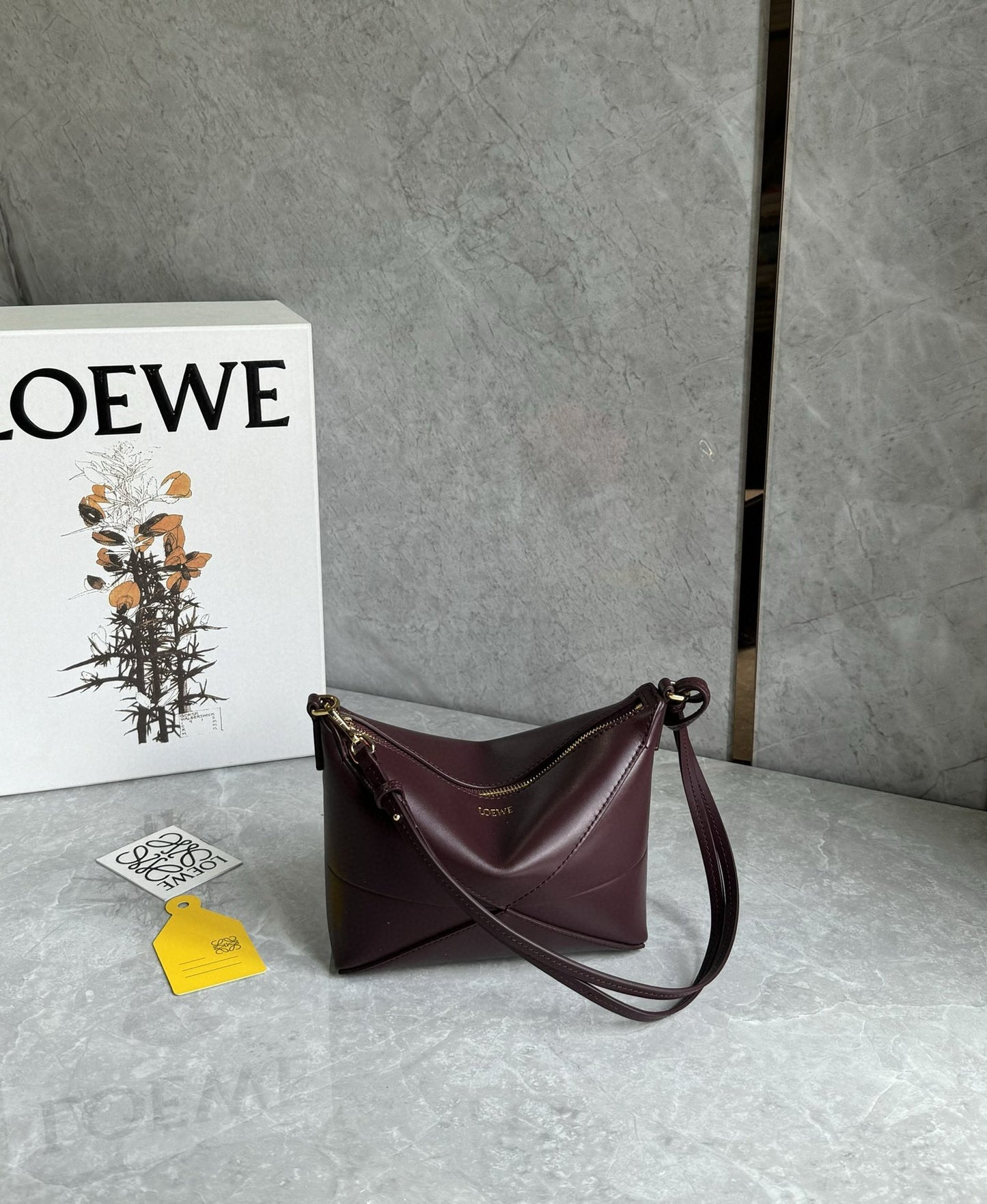 Loewe Puzzle Fold Pouch Mahjong Bag(23x6.5x15.5cm)
