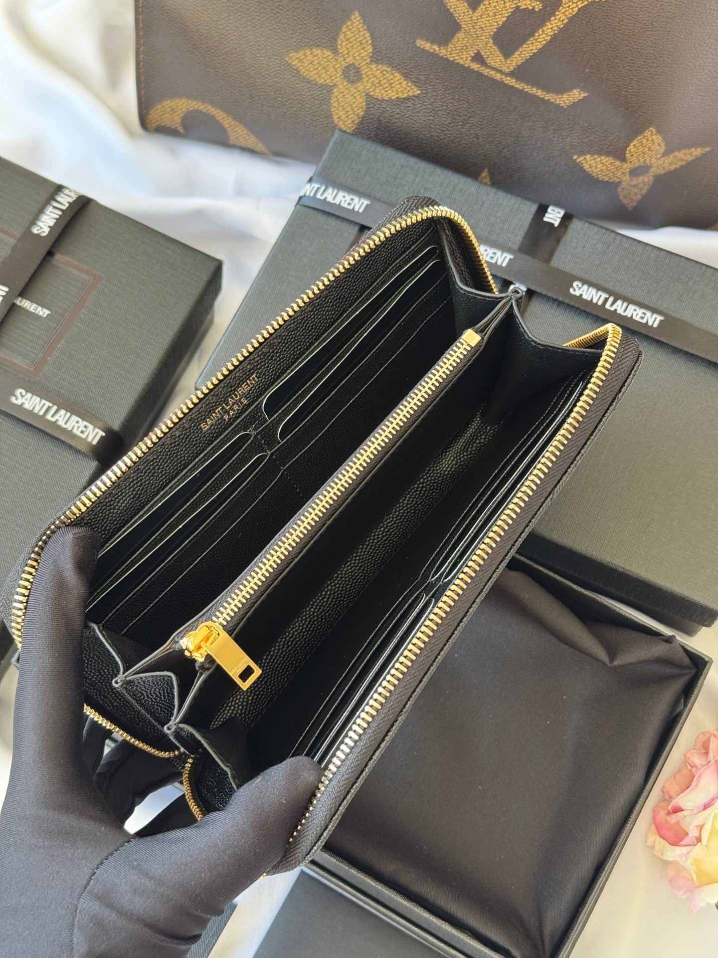 YSL Long Wallet