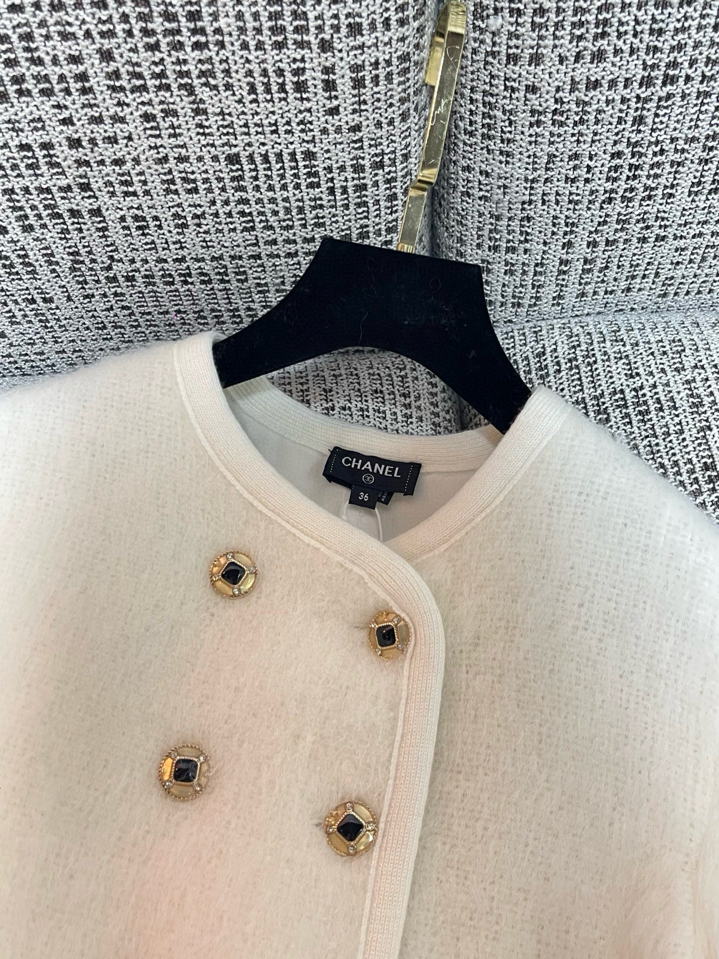 Chanel Cardigan With Skirt Set