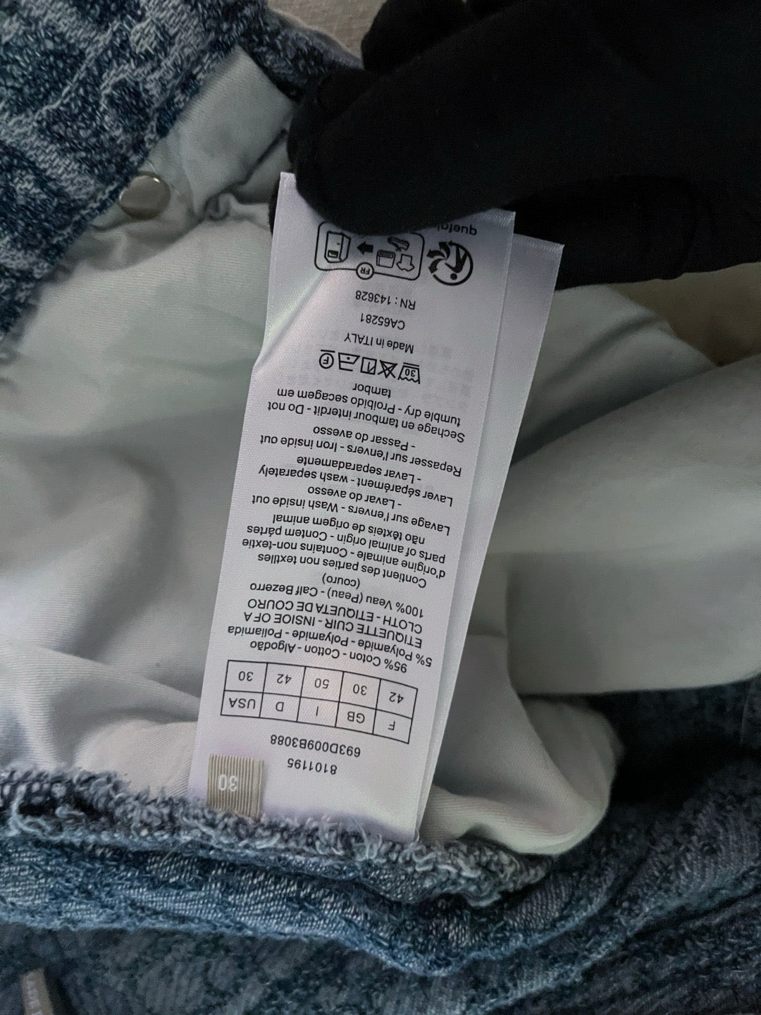 Dior Short Jeans