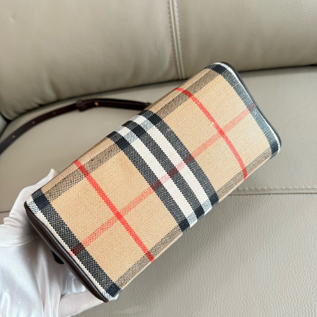 Burberry Mini Highlands Bowling Bag