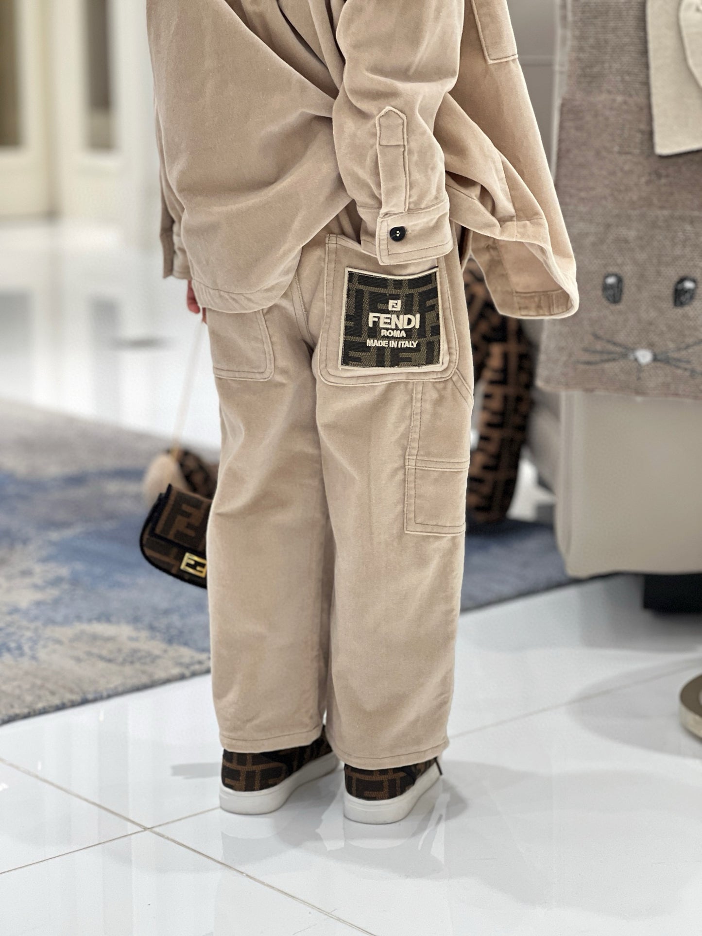 Fendi Polo/Long Pant Set