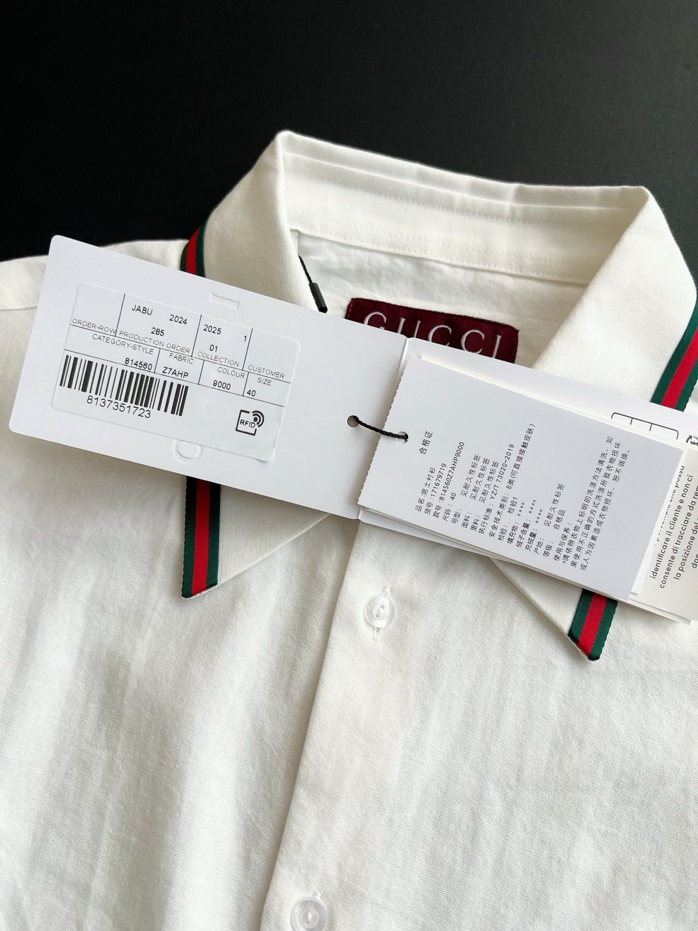 Gucci Long Sleeve Shirt
