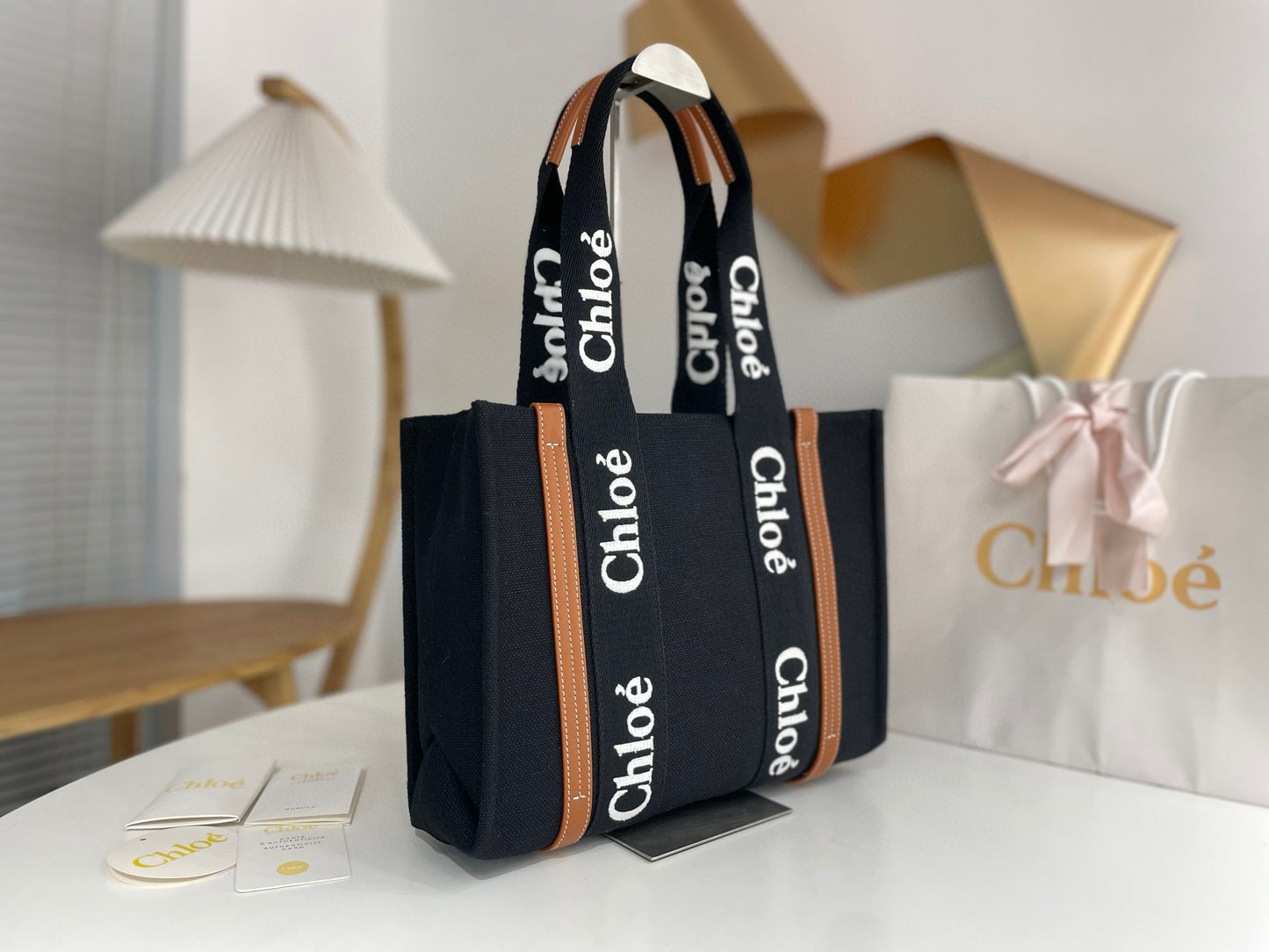 Chloe Woody Tote Bag
