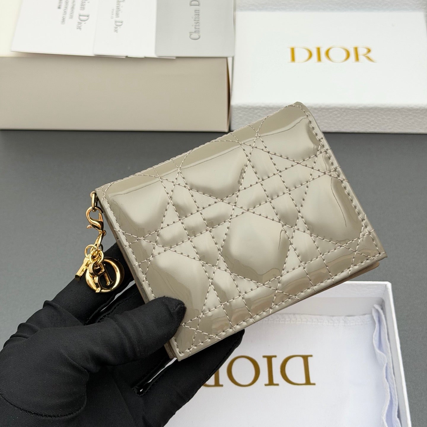 Dior Lady Gardenia Wallet