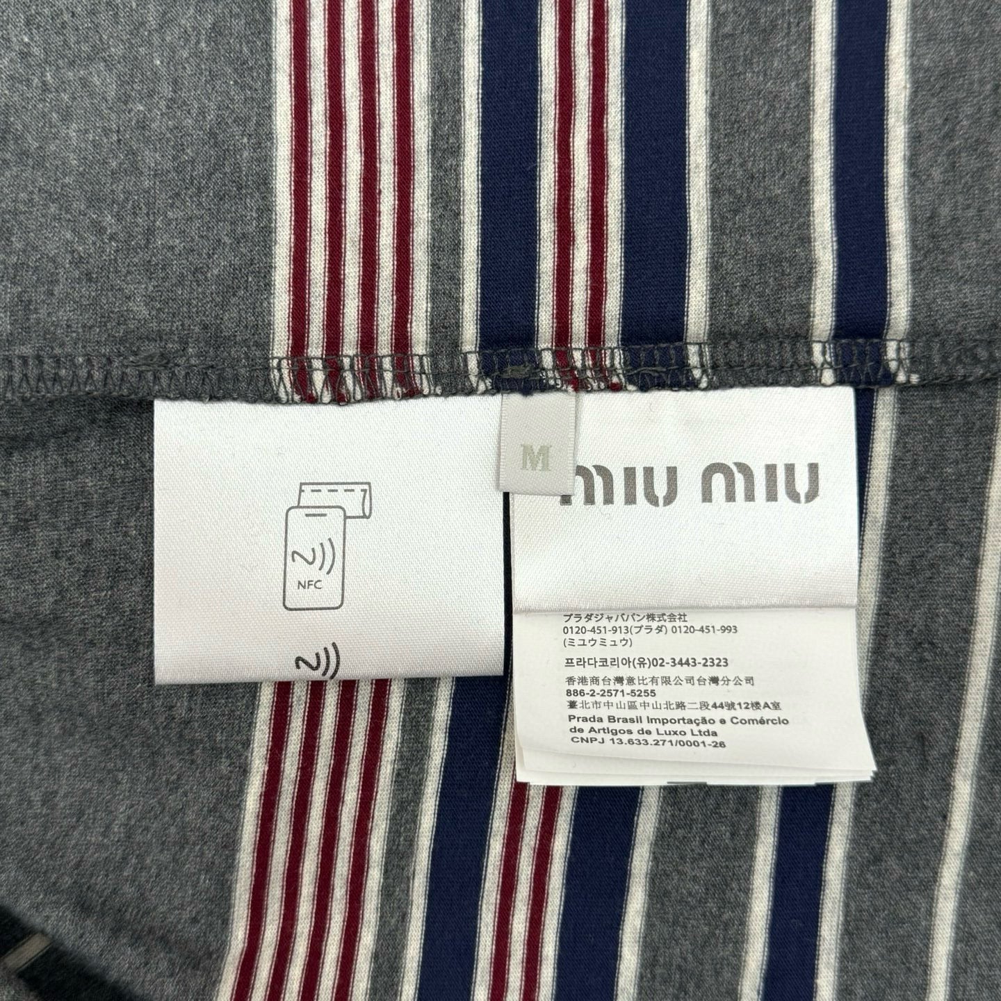 Miu Miu Long Sleeve T-shirt