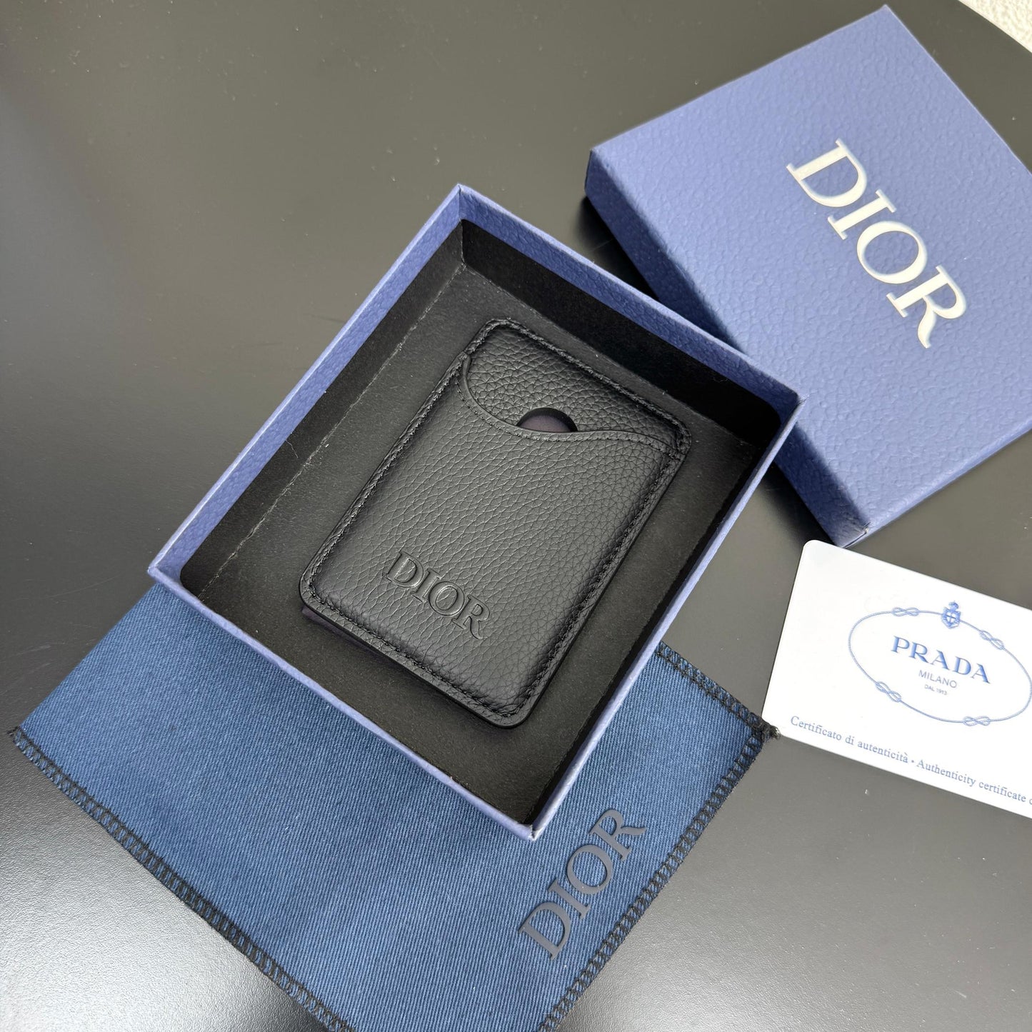 Dior Magnetic Card Holder