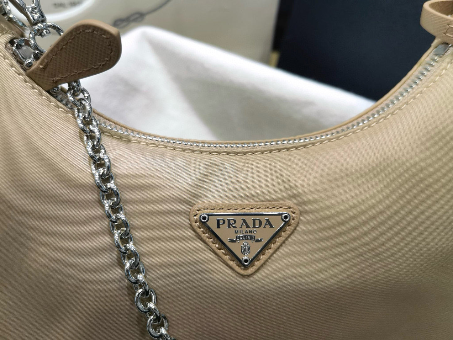 PD Re-Nylon Saffiano Bag