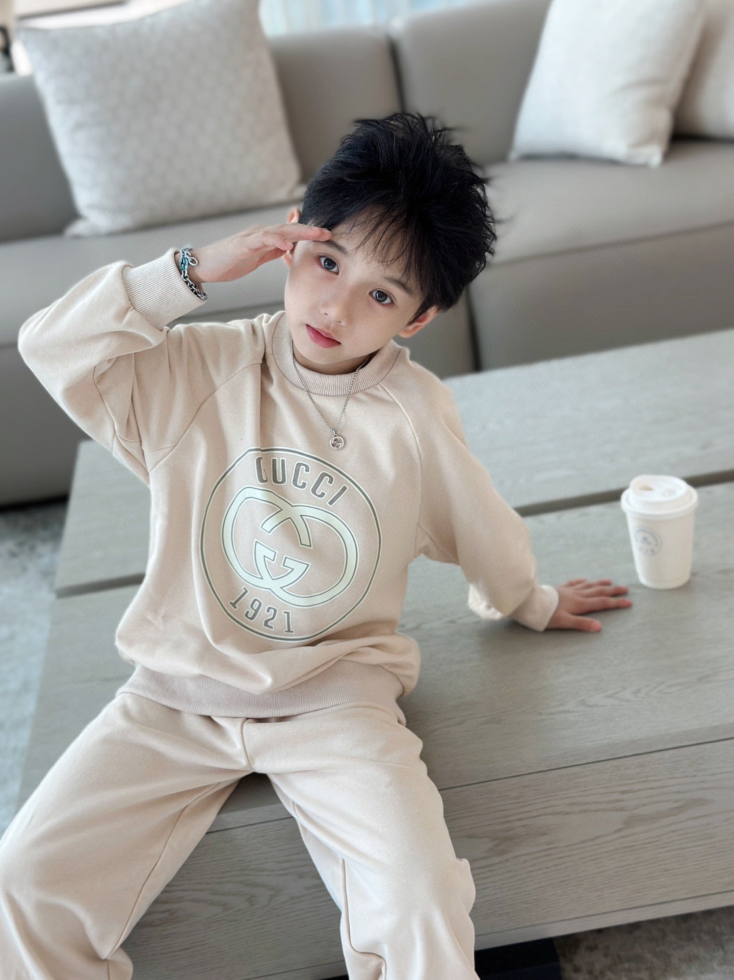 Gucci Sweater/Long Pant Set