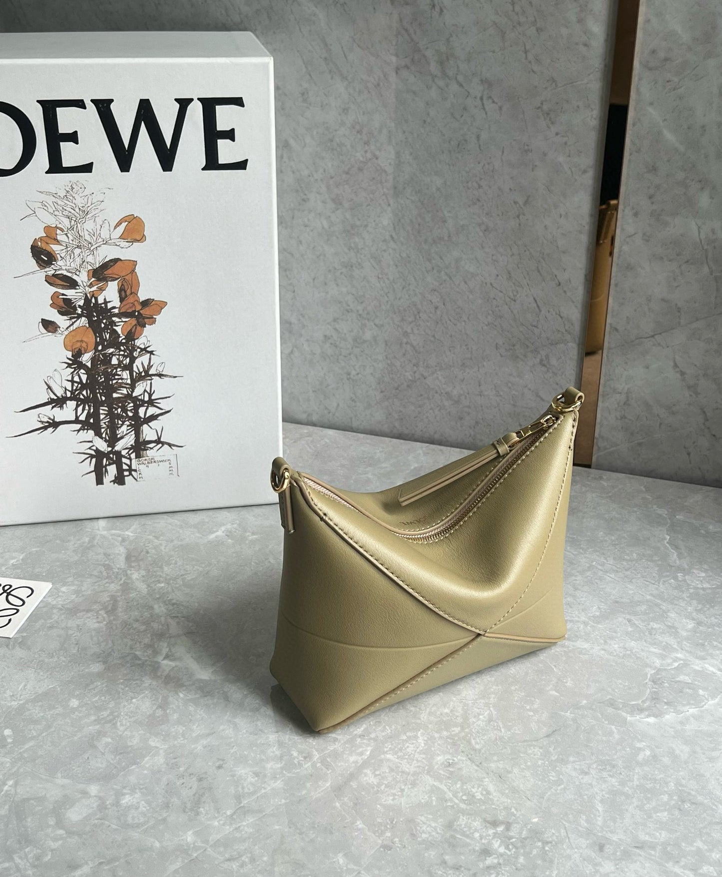 Loewe Puzzle Fold Pouch Mahjong Bag(23x6.5x15.5cm)