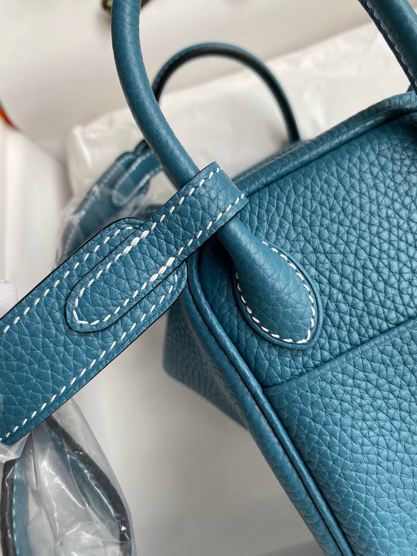 Hermes Mini Lindy, 19cm, D2, TC Skin