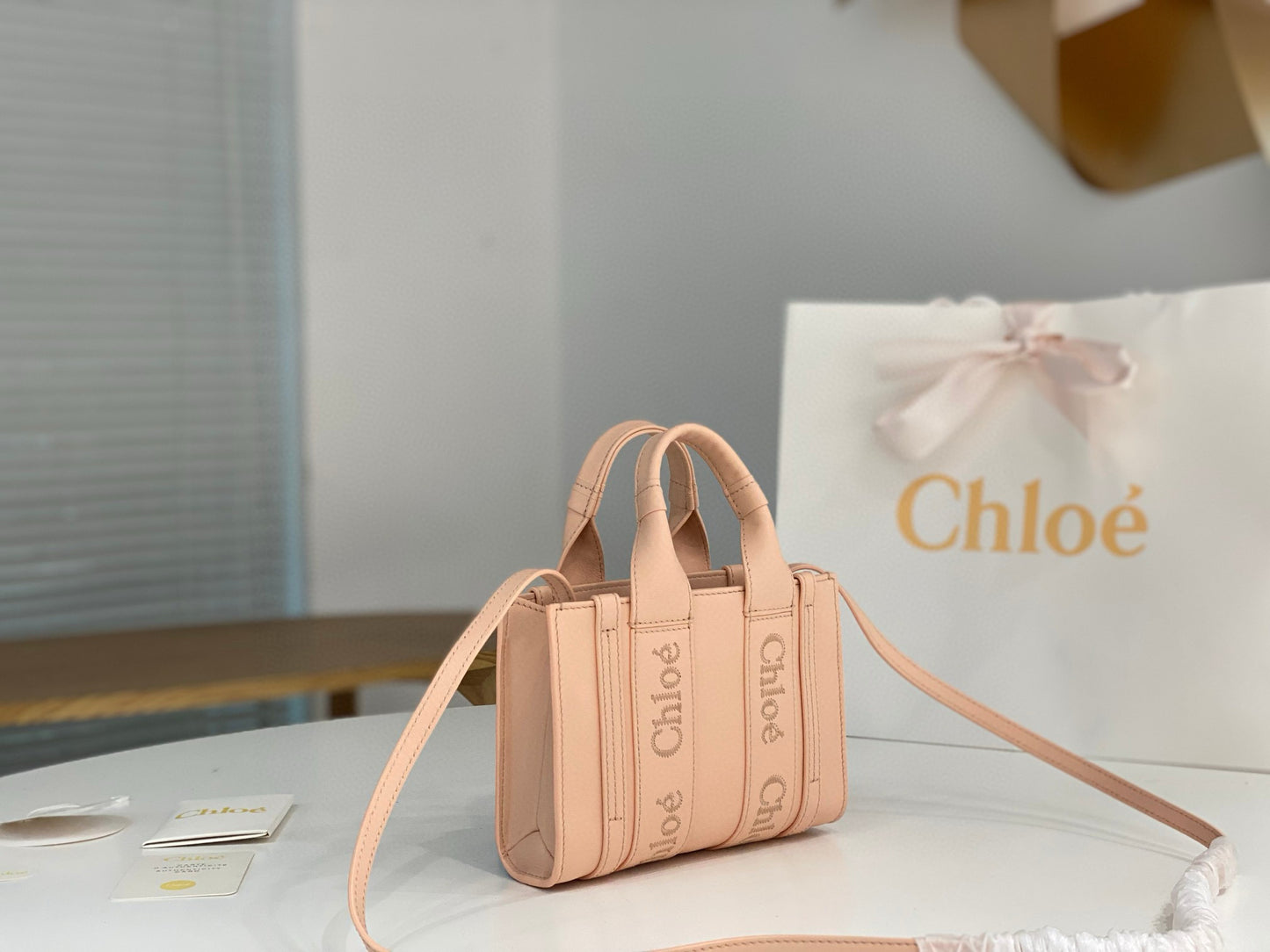 Chloe Woody Tote Bag