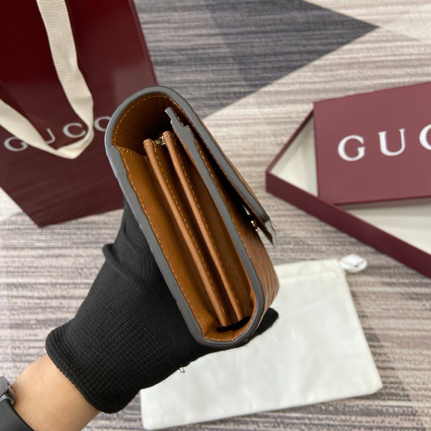 Gucci Long Flap Wallet