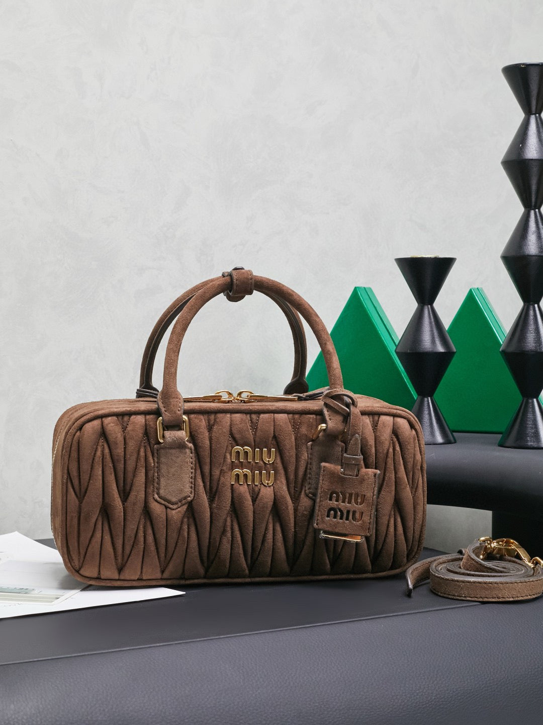 Miu Miu Bowling Bag 27x12x9cm