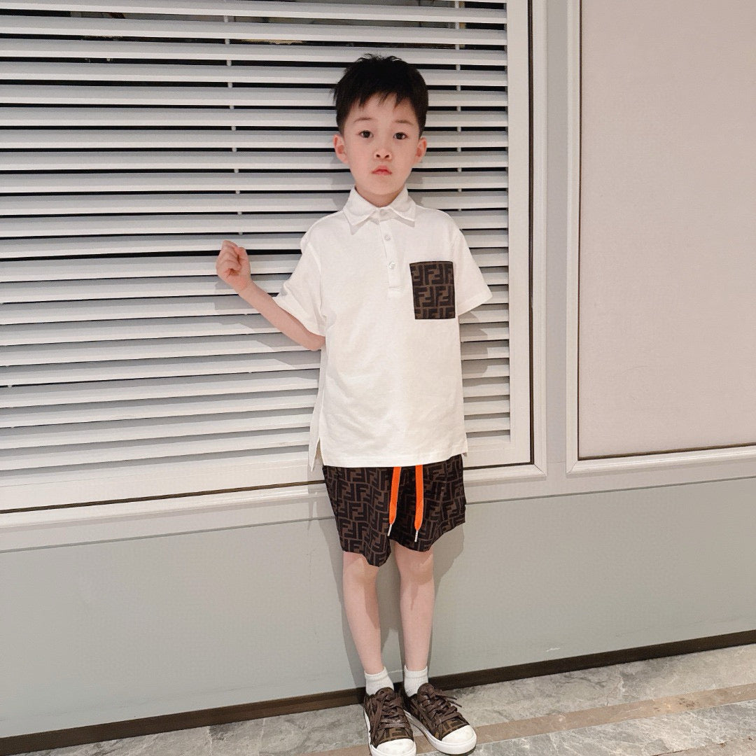 Fendi Polo/Short Pant Set