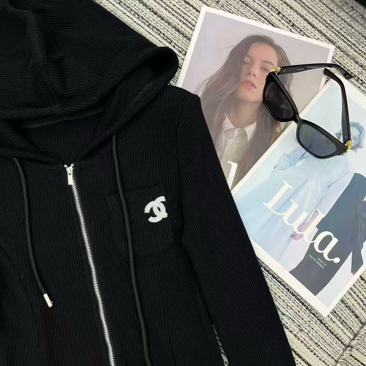 Chanel Hoodie & Jogger Set